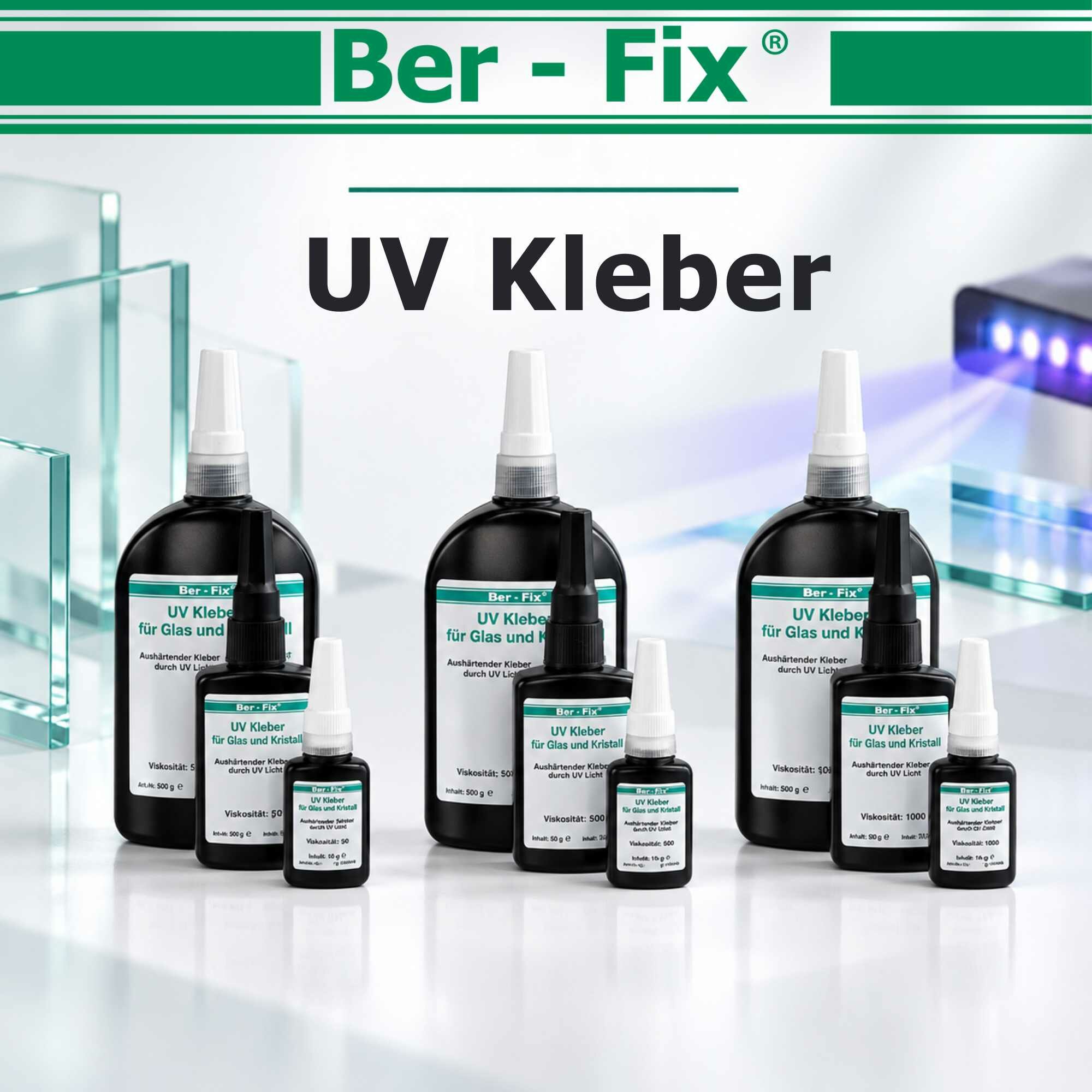 

UV-Kleber &amp; Duo-Star von Ber-Fix&reg;...