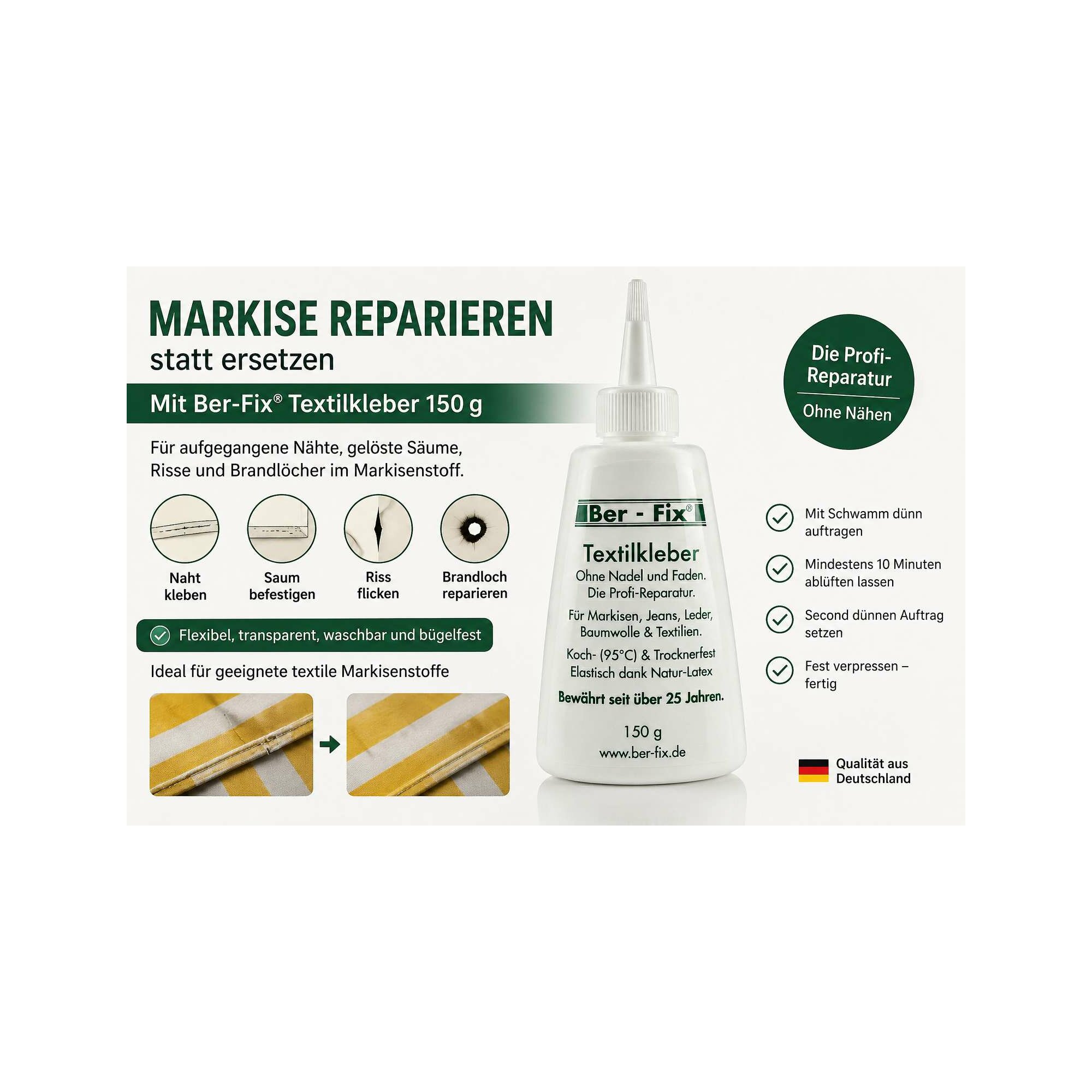 Outdoor-Textilien reparieren