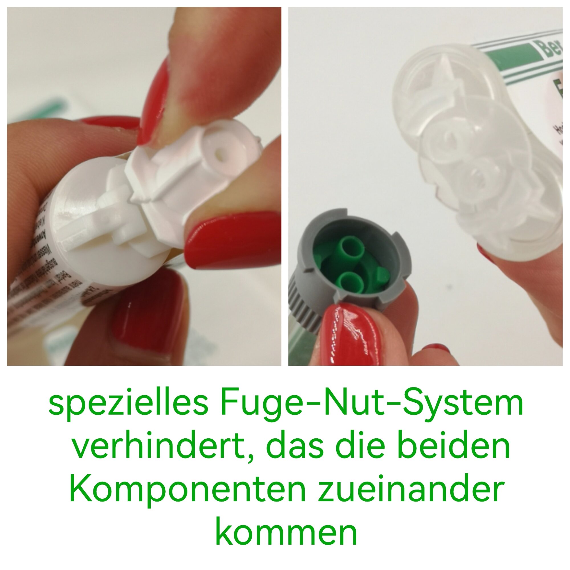 Fuge-Nut System bei unseren 2K-Klebern - Fuge-Nut System bei unseren 2K-Klebern