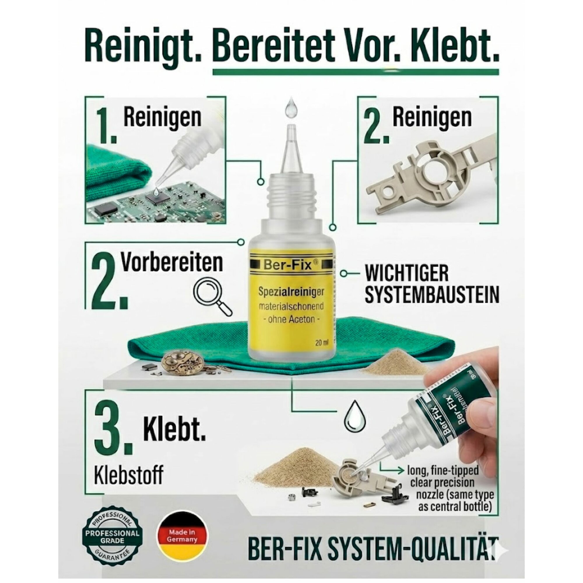 Ber-Fix® Spezialreiniger 20ml acetonfrei