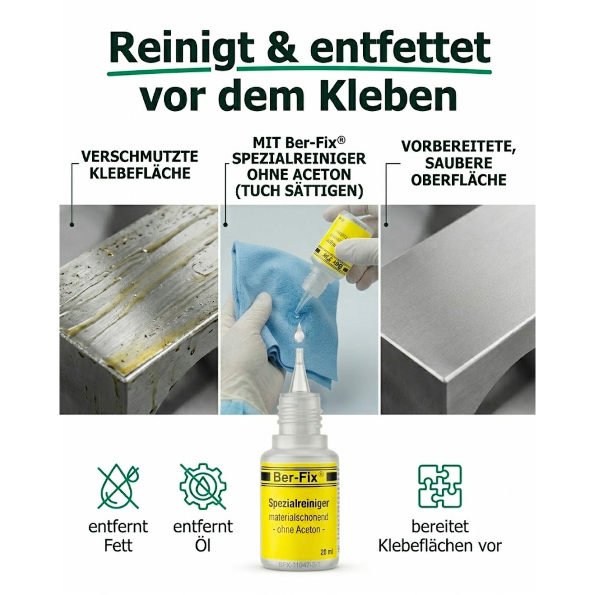 Ber-Fix® Spezialreiniger 20ml acetonfrei