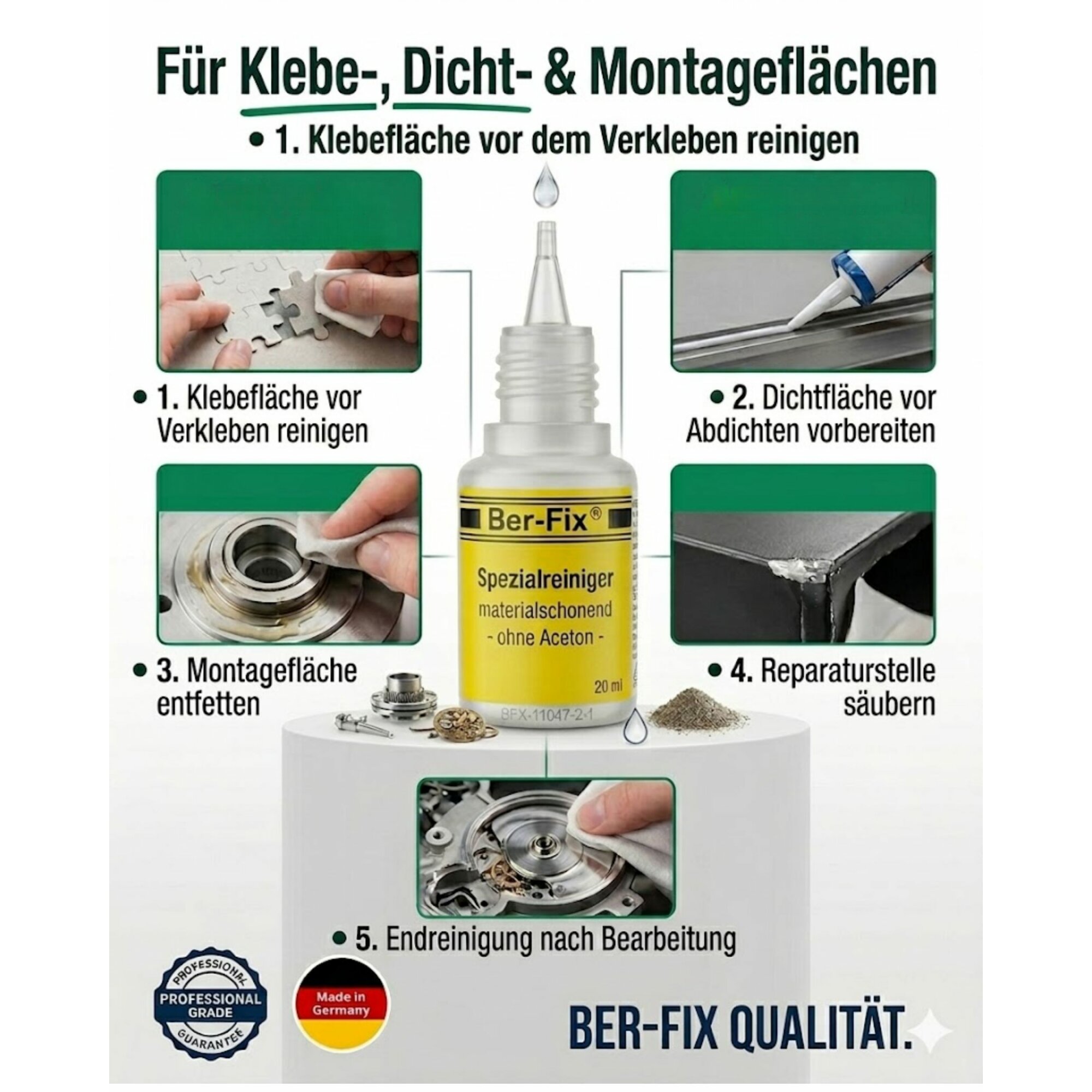 Ber-Fix® Spezialreiniger 20ml acetonfrei