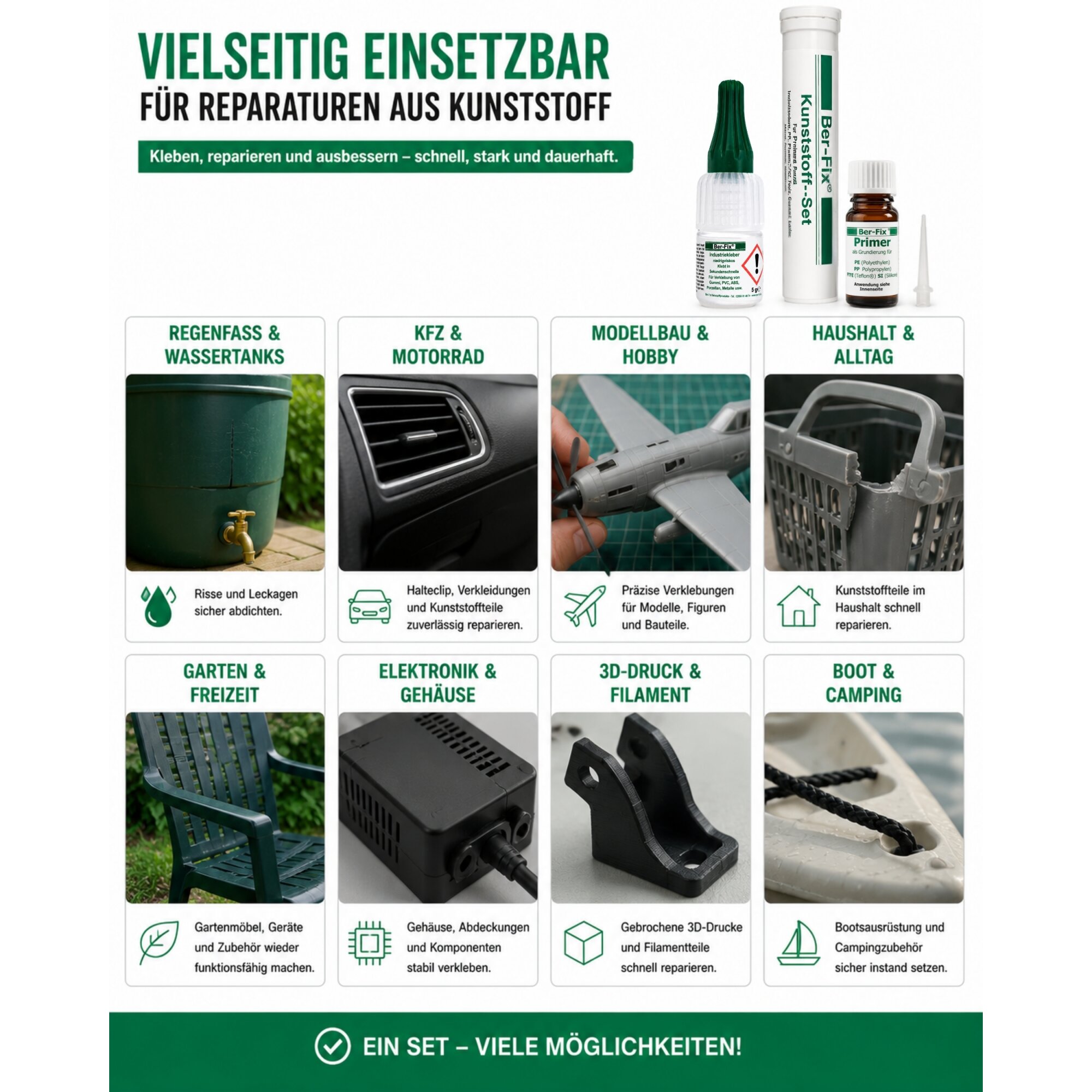 Ber-Fix® Kunststoff-Set TO GO
