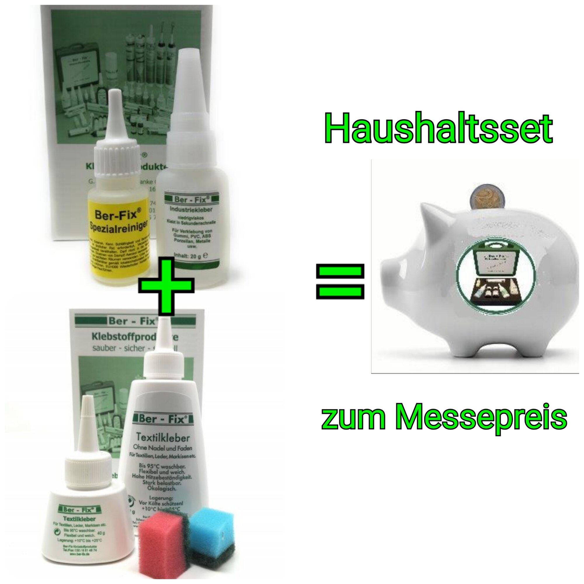 Ber-Fix® Haushalts-Set – Industriekleber &...