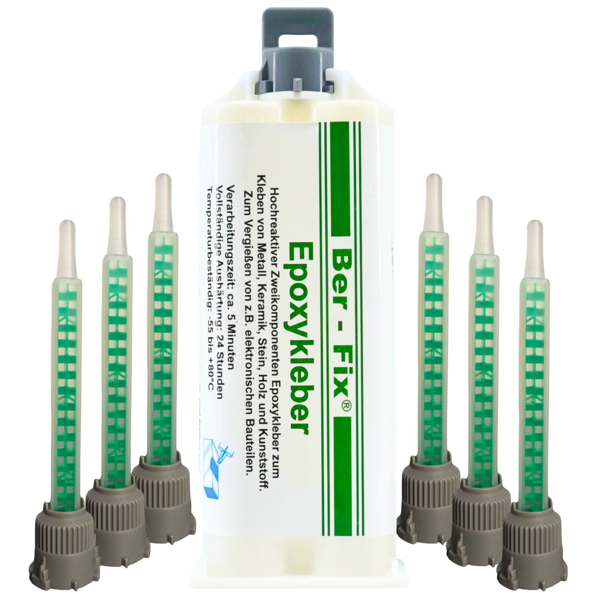Ber-Fix® Epoxykleber 5 Min. 50g + 5 Extra Düsen