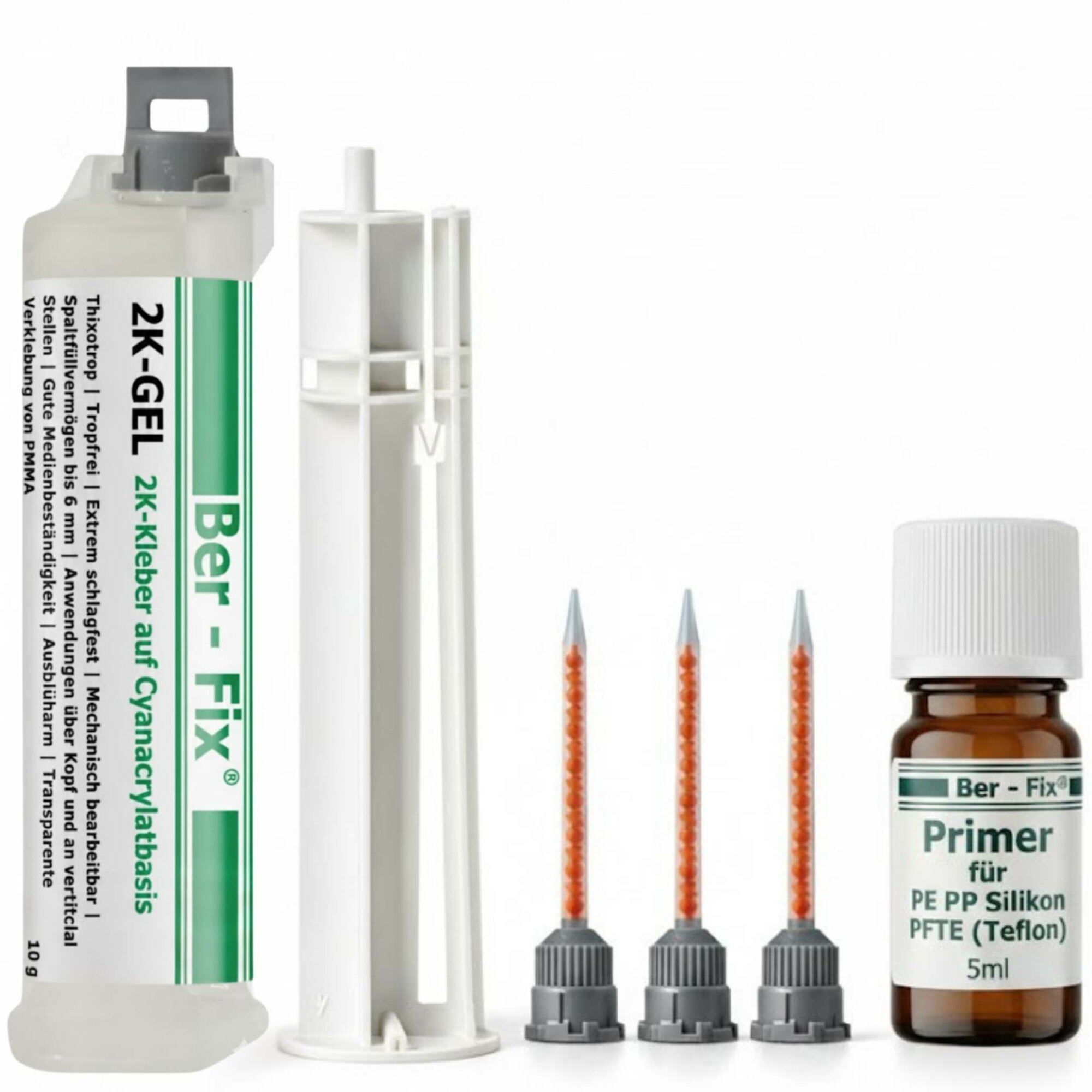 Ber-Fix® 2K Gel Standard 4:1 - Kunststoff Primer...