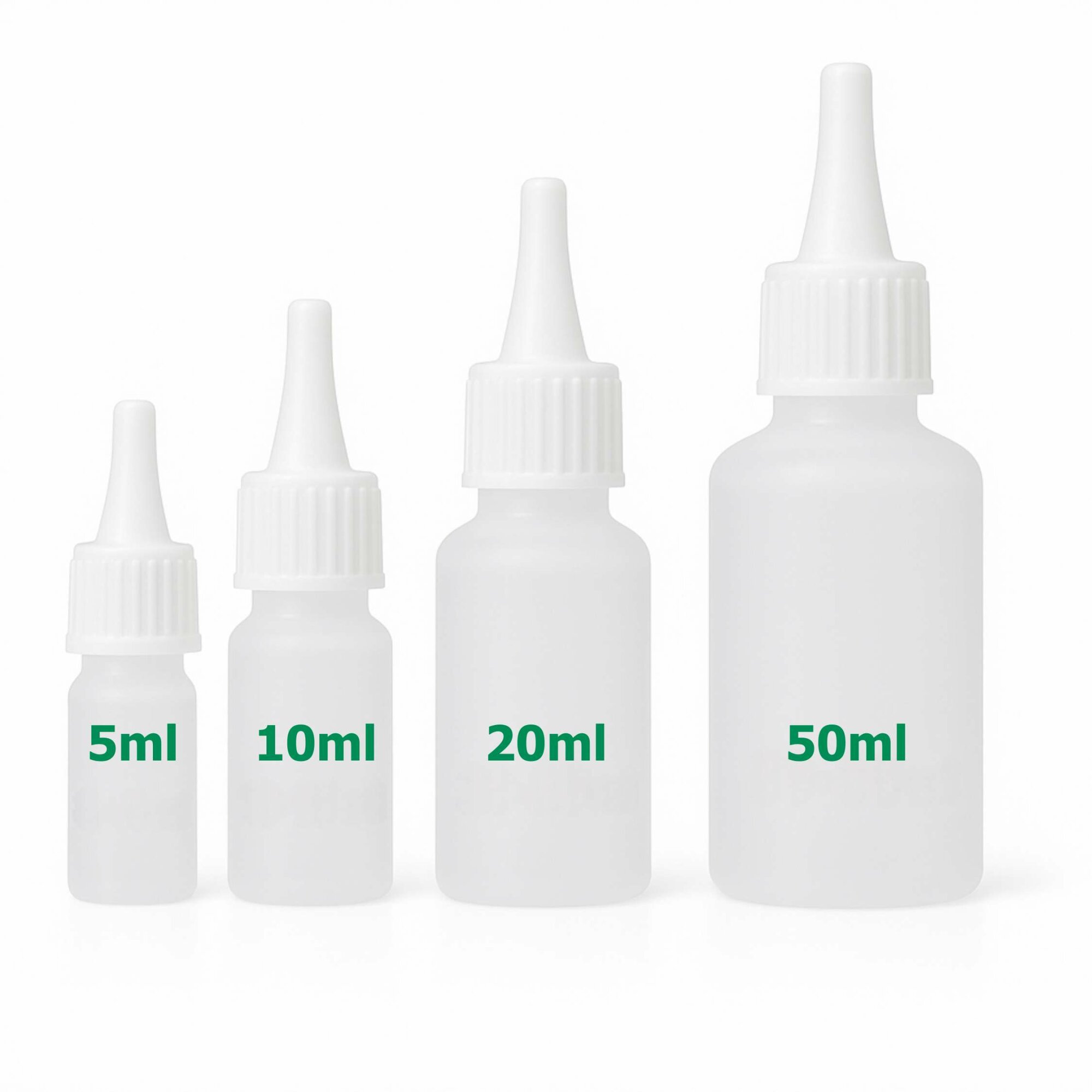 Ber-Fix® 5g Leerflasche Rund mit Tropfdüse und Schraubverschluss für Industrie-Sekunden-Kleber Liquids Oele Industrieklebstoffe