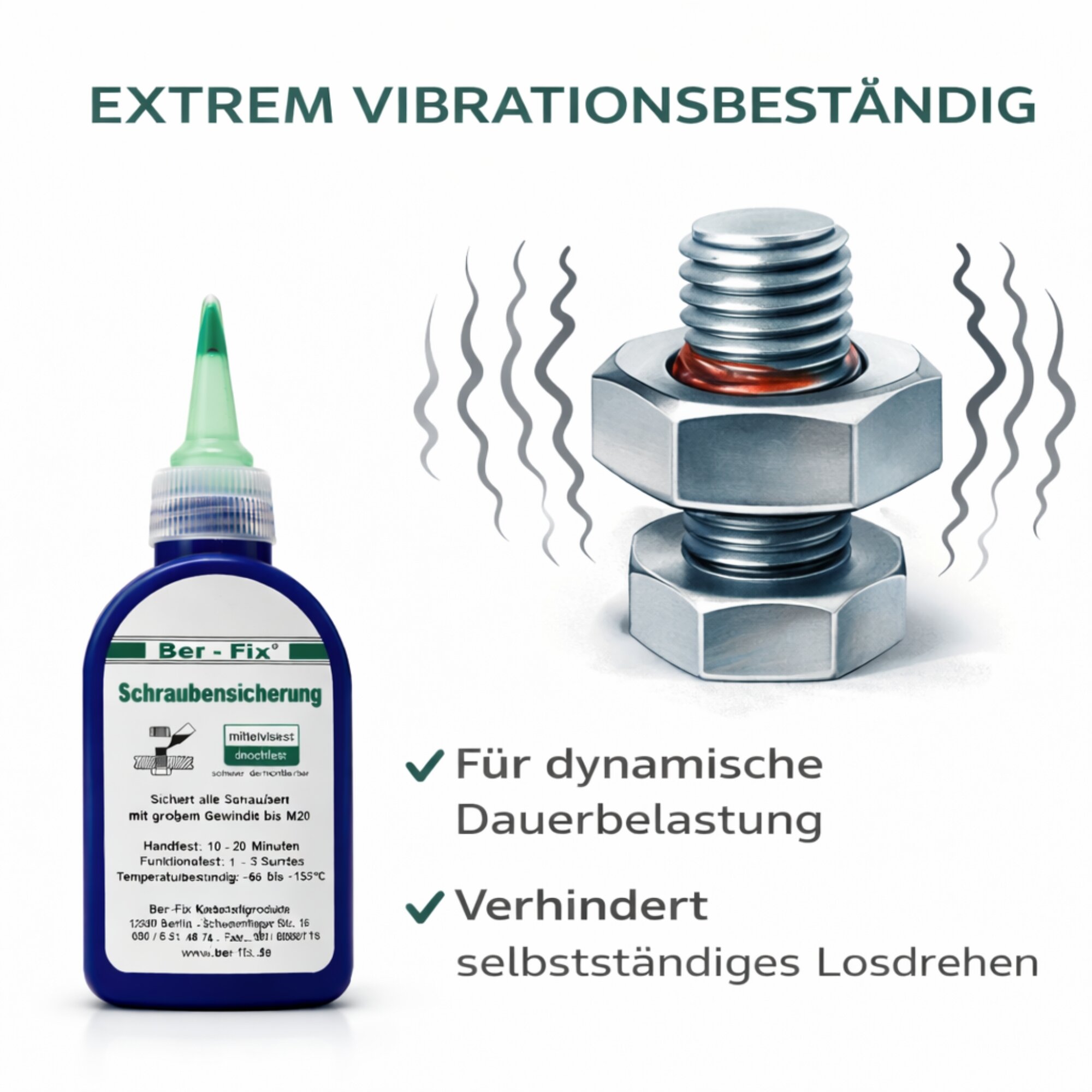 Ber-Fix® Schraubensicherung hochfest 10g