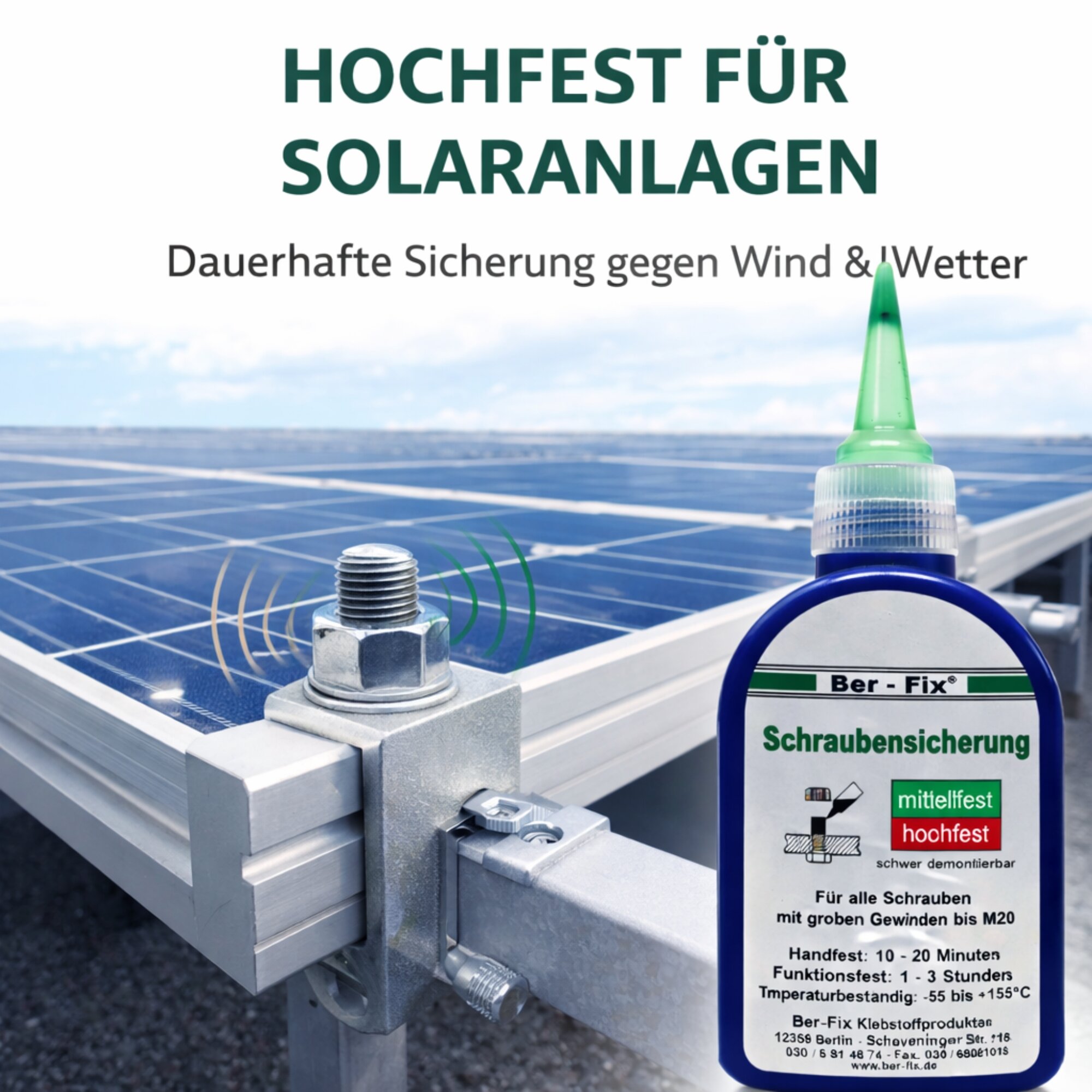 Ber-Fix® Schraubensicherung hochfest 50g