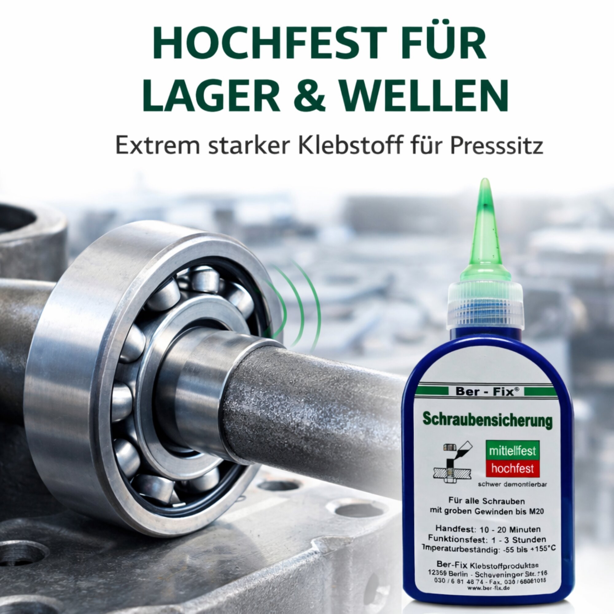 Ber-Fix® Schraubensicherung hochfest 50g