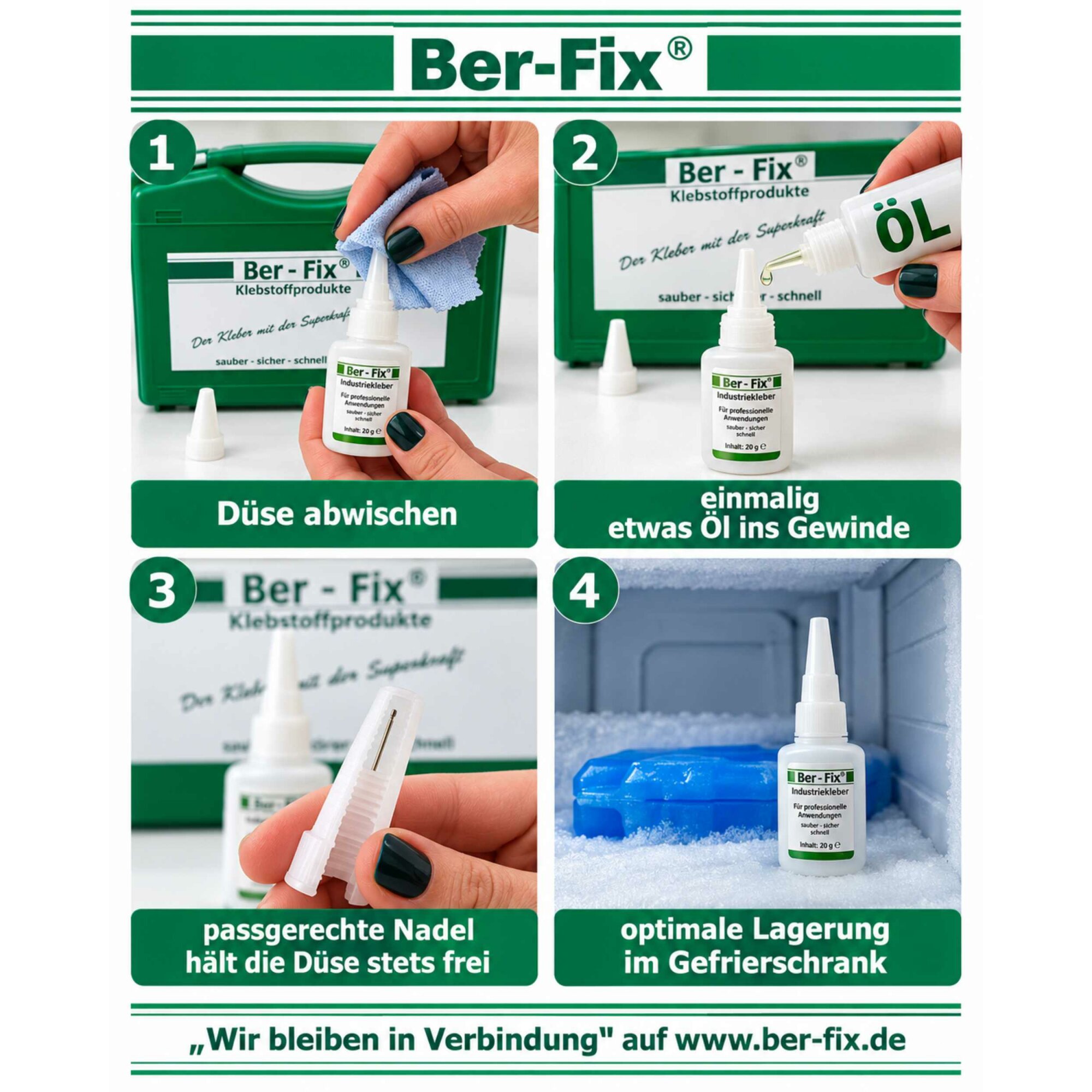 Ber-Fix® BFX-11000 Industriekleber niedrigviskos – dünn wie Wasser