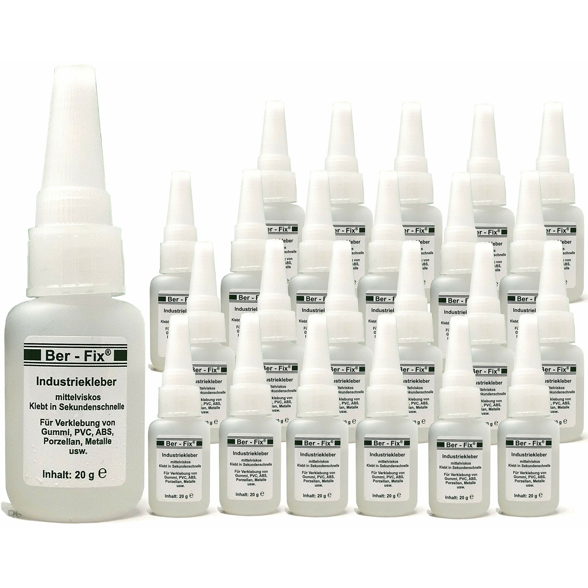 Ber-Fix® Industriekleber (mittelviskos) 24x 20g