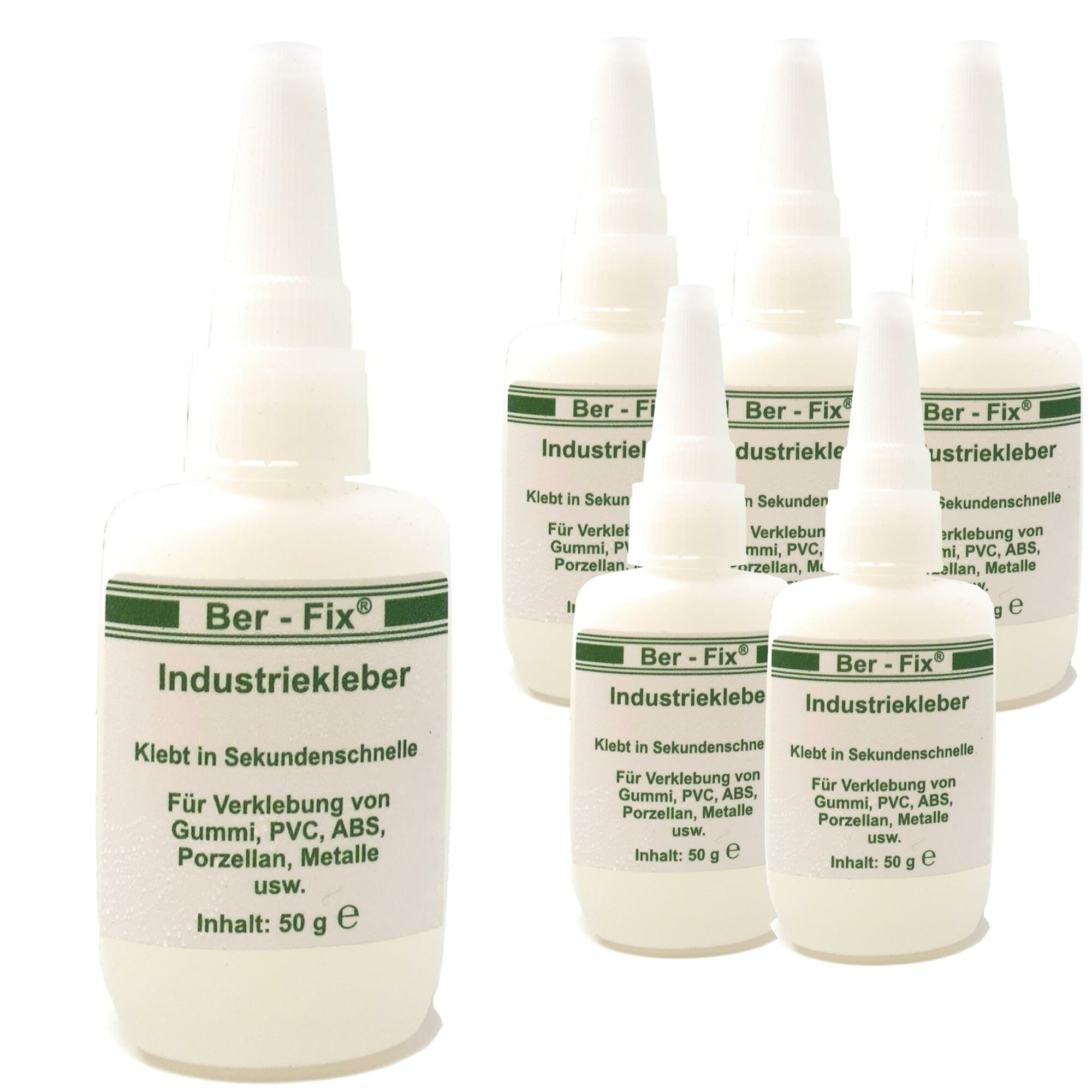 Ber-Fix® Industriekleber (niedrigviskos) 6x 50g