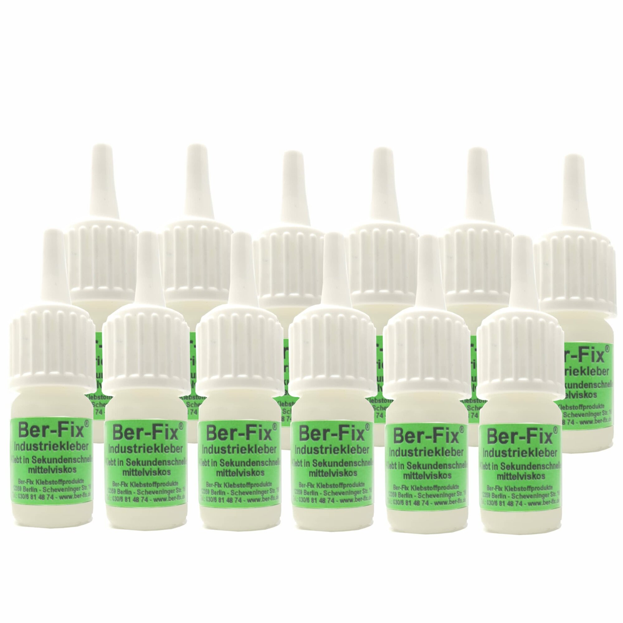 Ber-Fix® Industriekleber (mittelviskos) 12x 4g