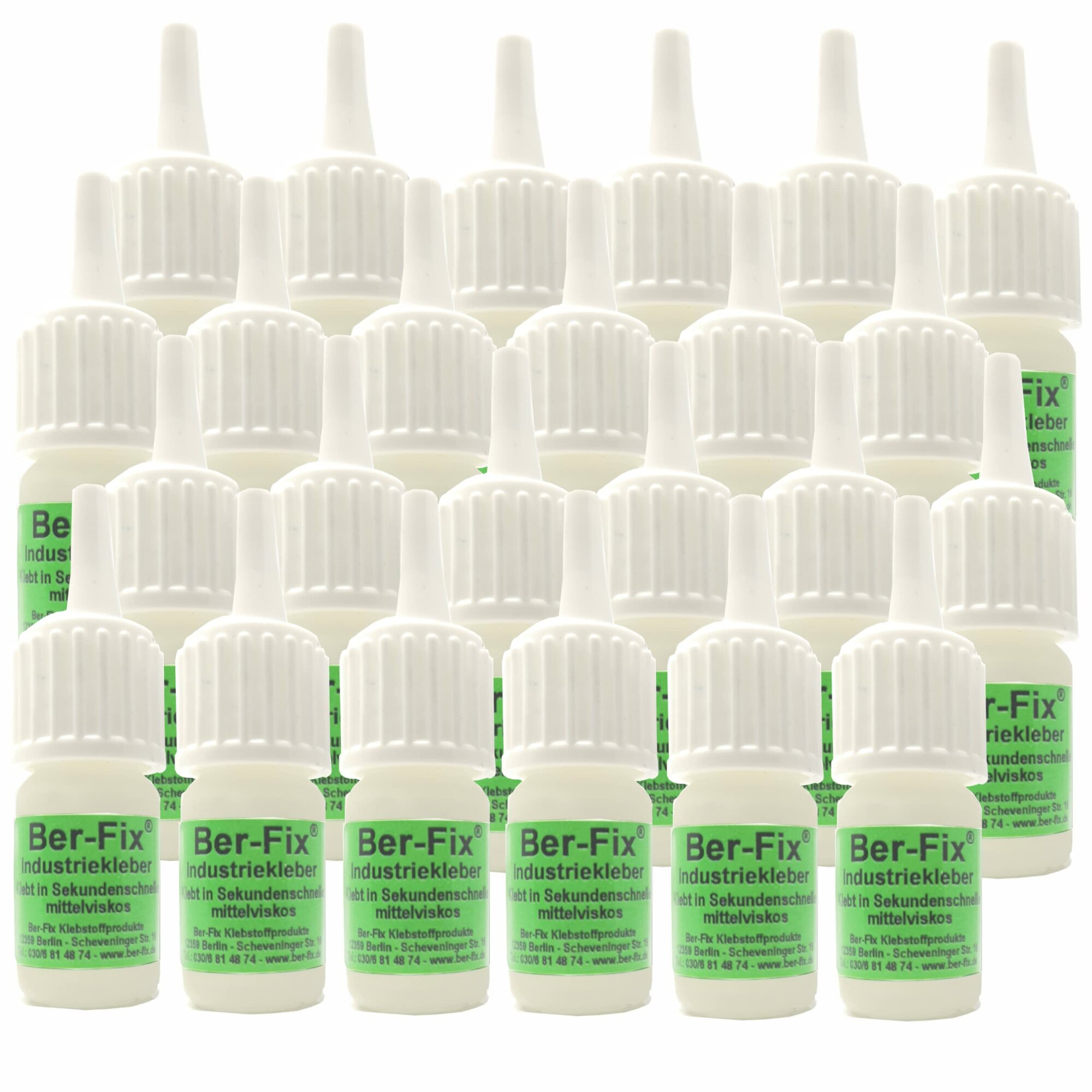 Ber-Fix® Industriekleber (mittelviskos) 24x 4g