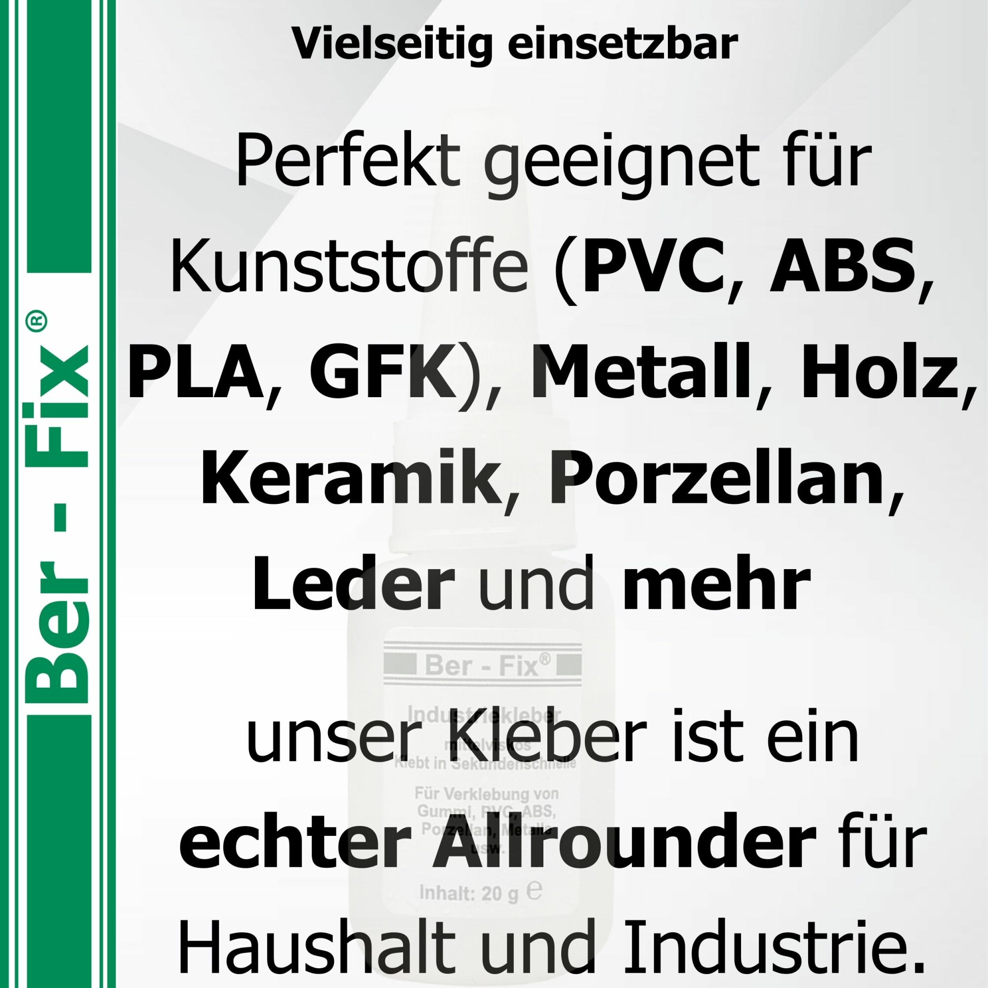Ber-Fix® Industriekleber (mittelviskos) 24x 10g