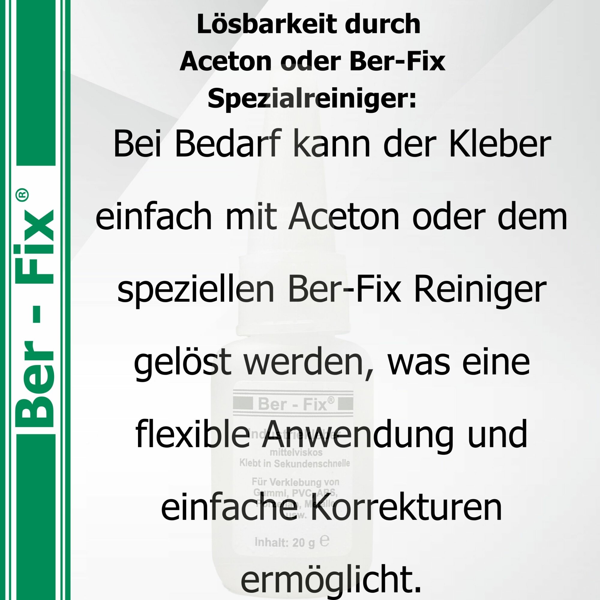 Ber-Fix® Industriekleber (mittelviskos) 6x 10g