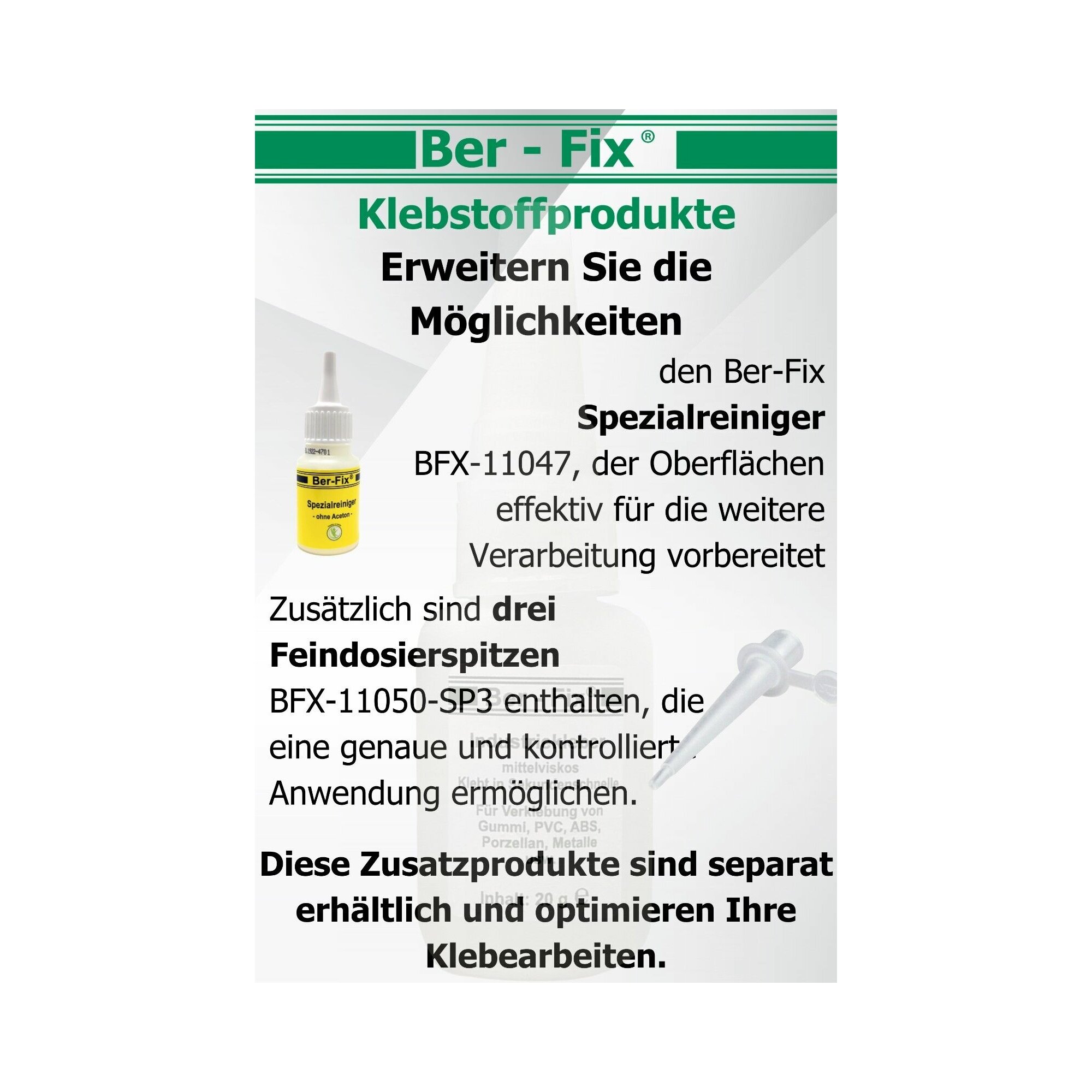 Ber-Fix® Industriekleber (mittelviskos) 24x 50g