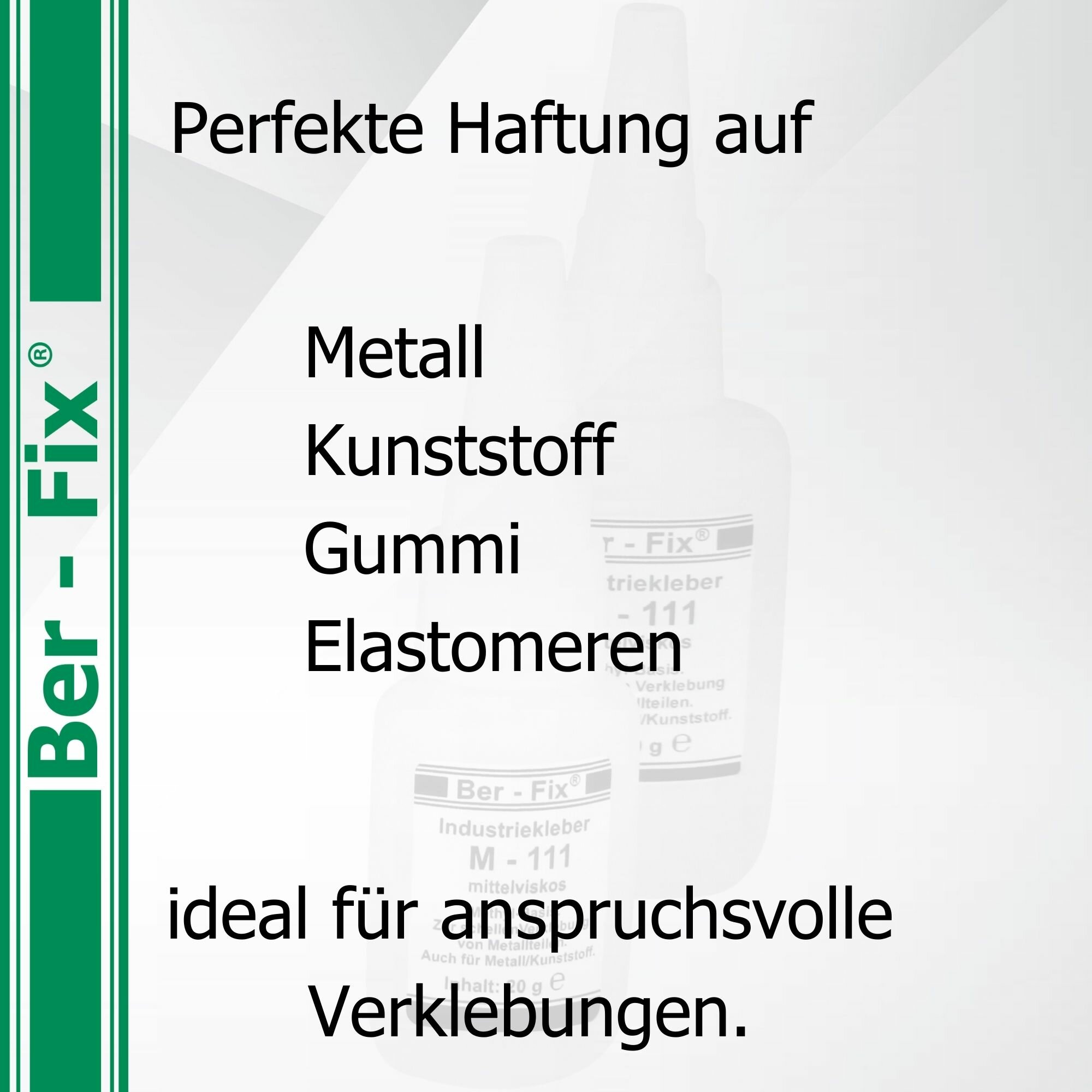 Ber-Fix© Industriekleber M111 (10g-500g)