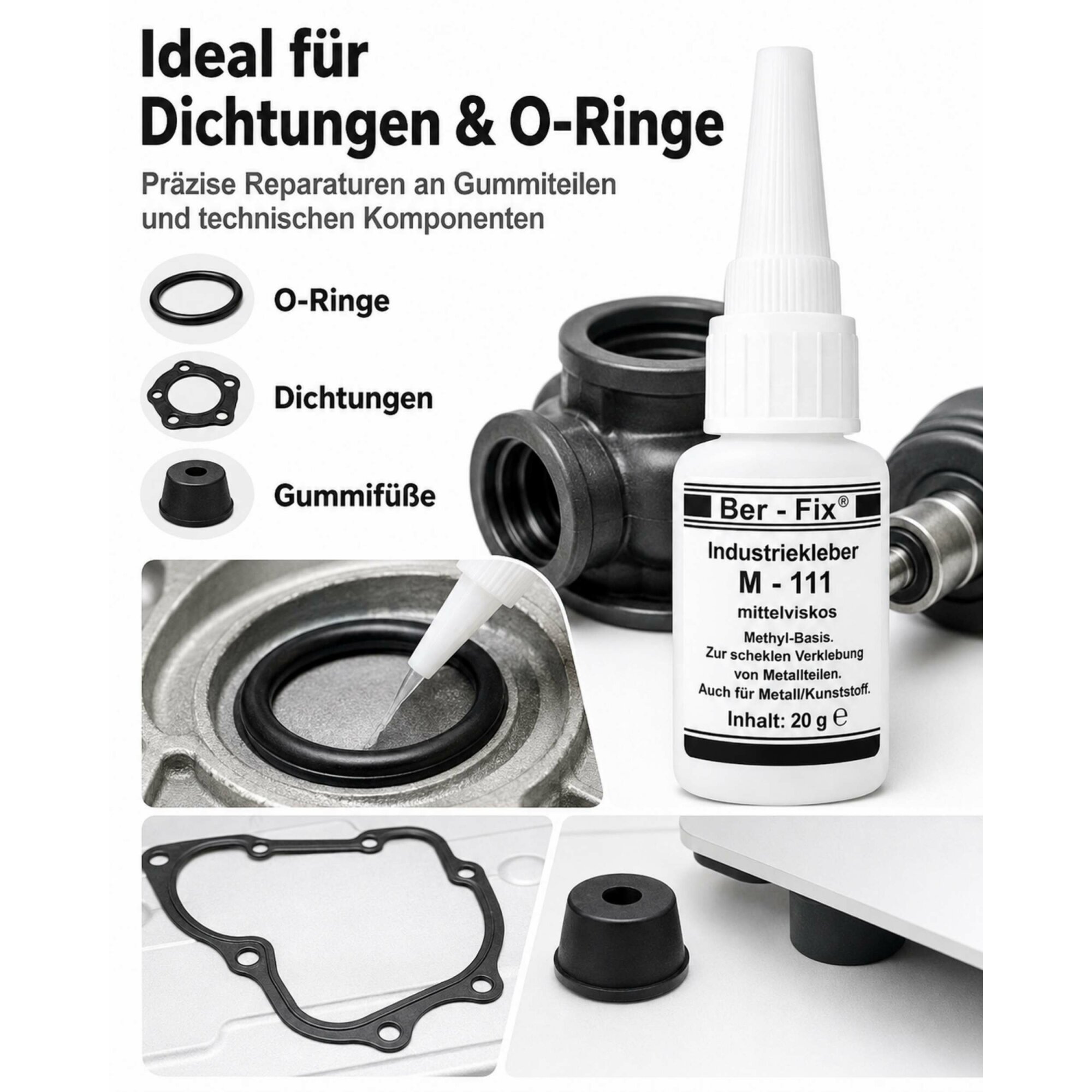 Ber-Fix® Industriekleber M111 (10g-500g)