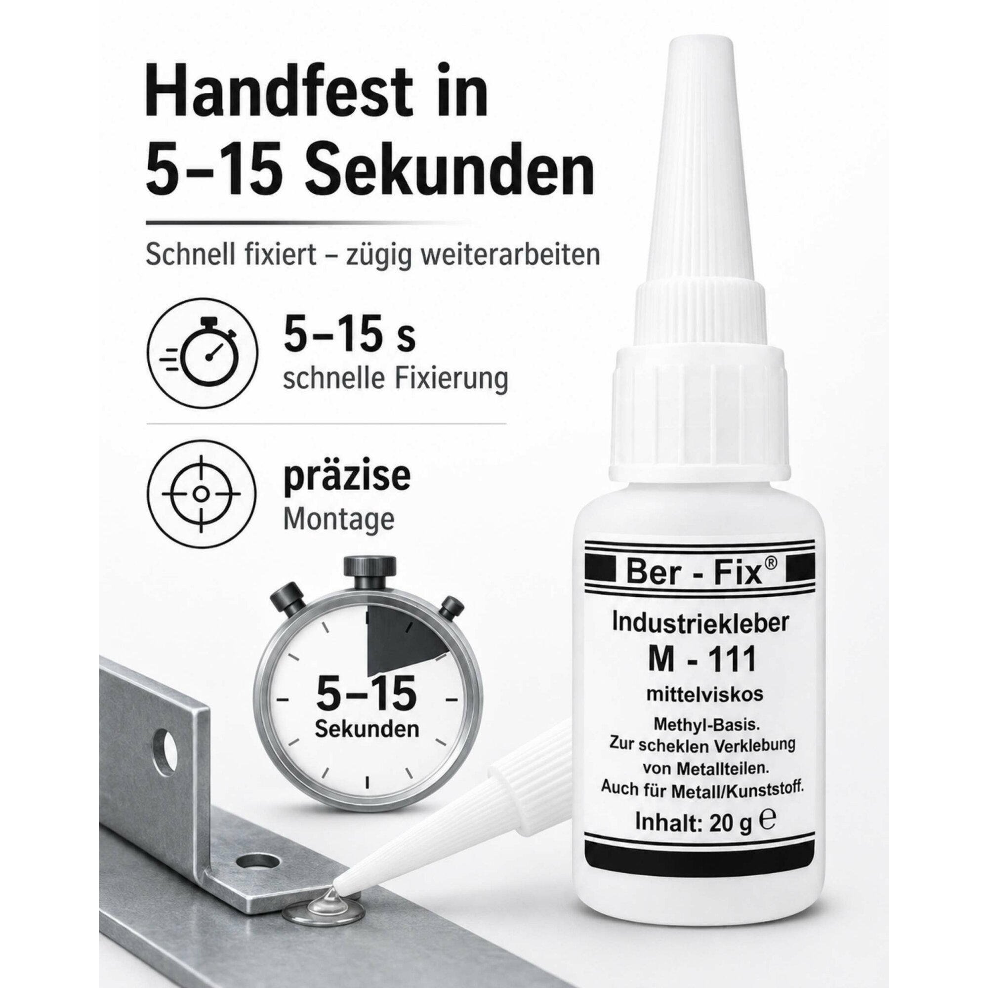 Ber-Fix® Industriekleber M111 (10g-500g)