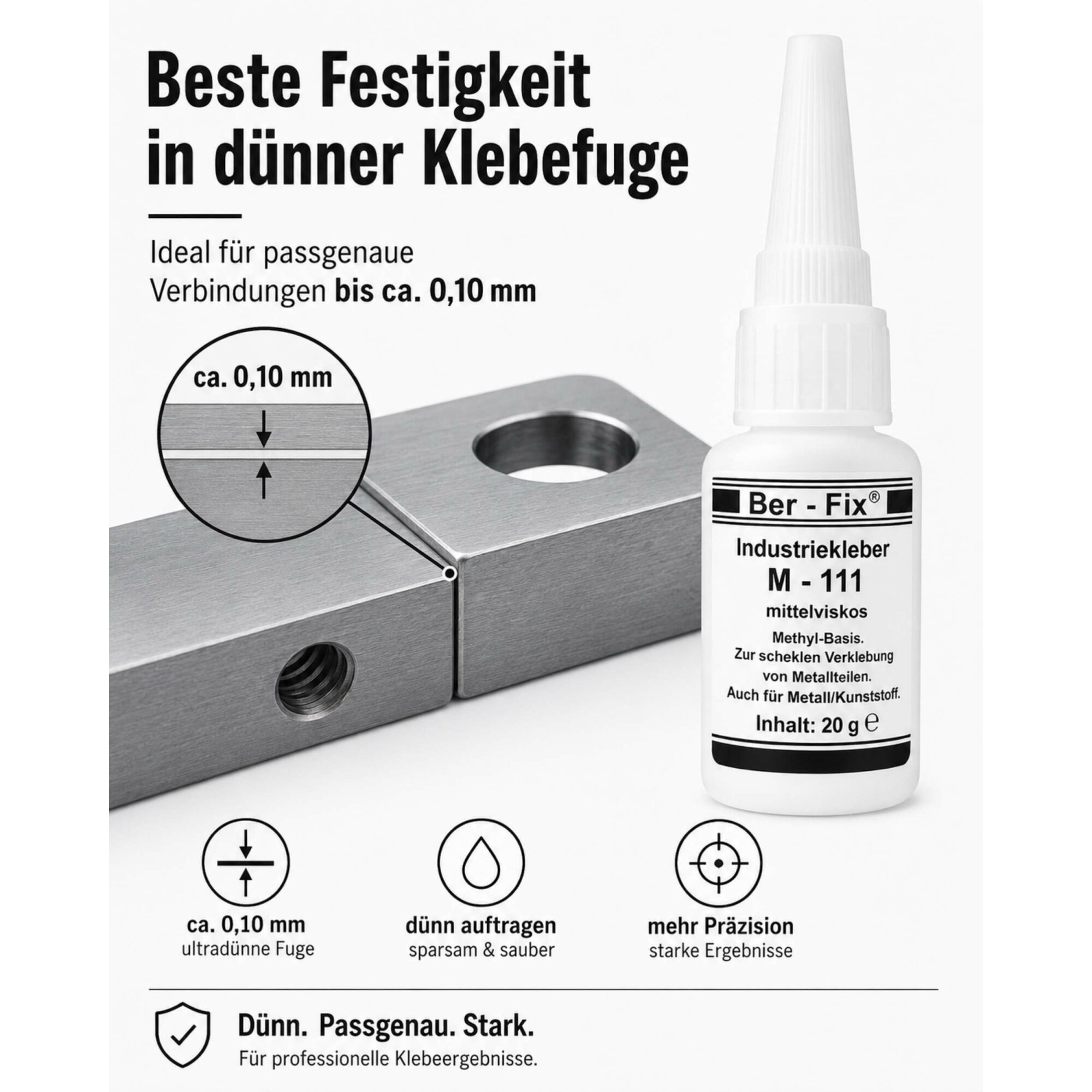 Ber-Fix® Industriekleber M111 (10g-500g)