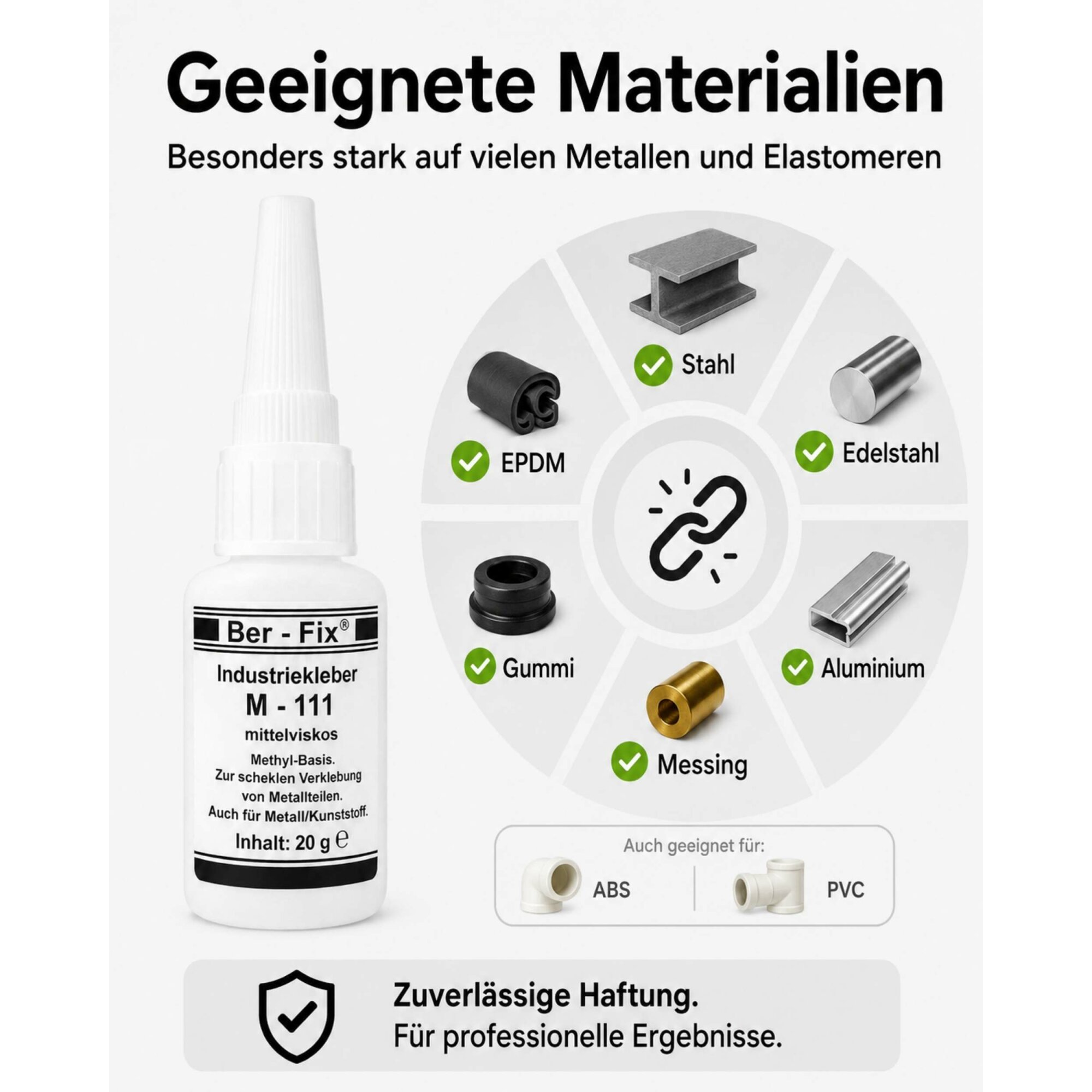 Ber-Fix® Industriekleber M111 (10g-500g)