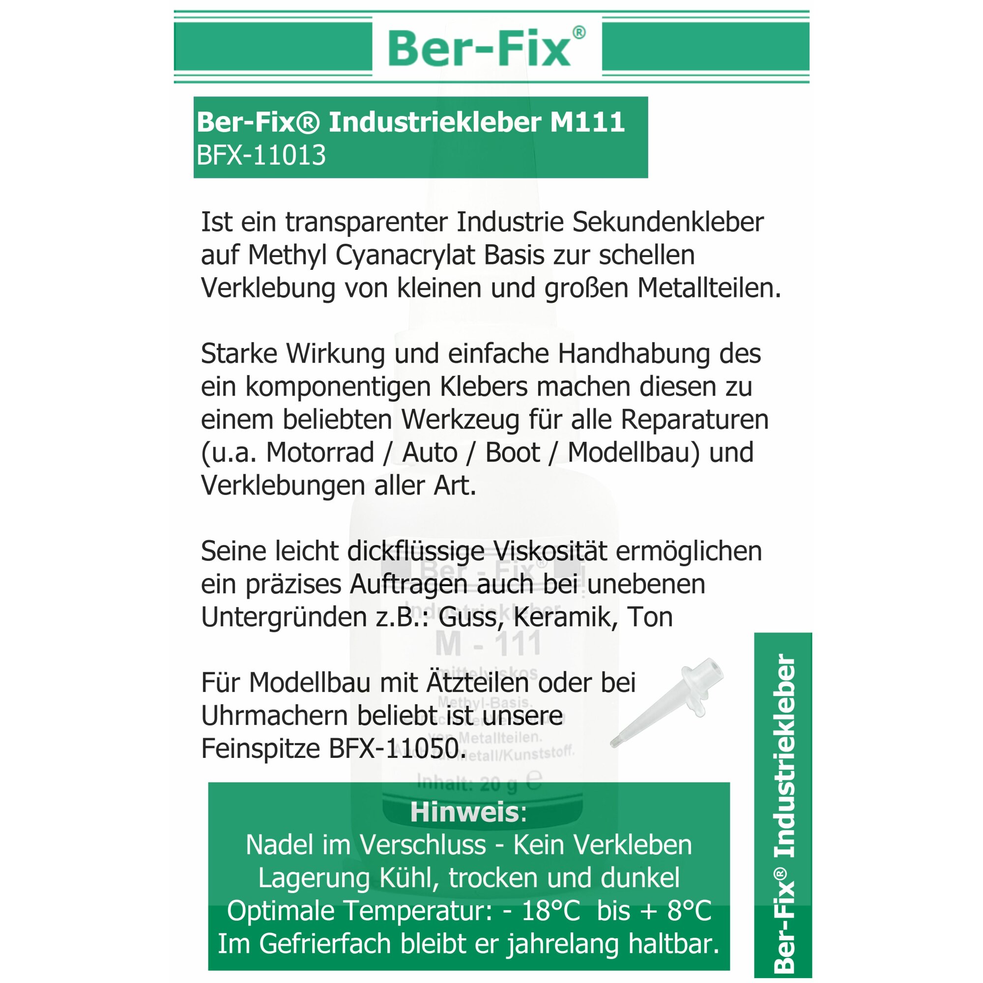 Ber-Fix® Industriekleber M111 20g