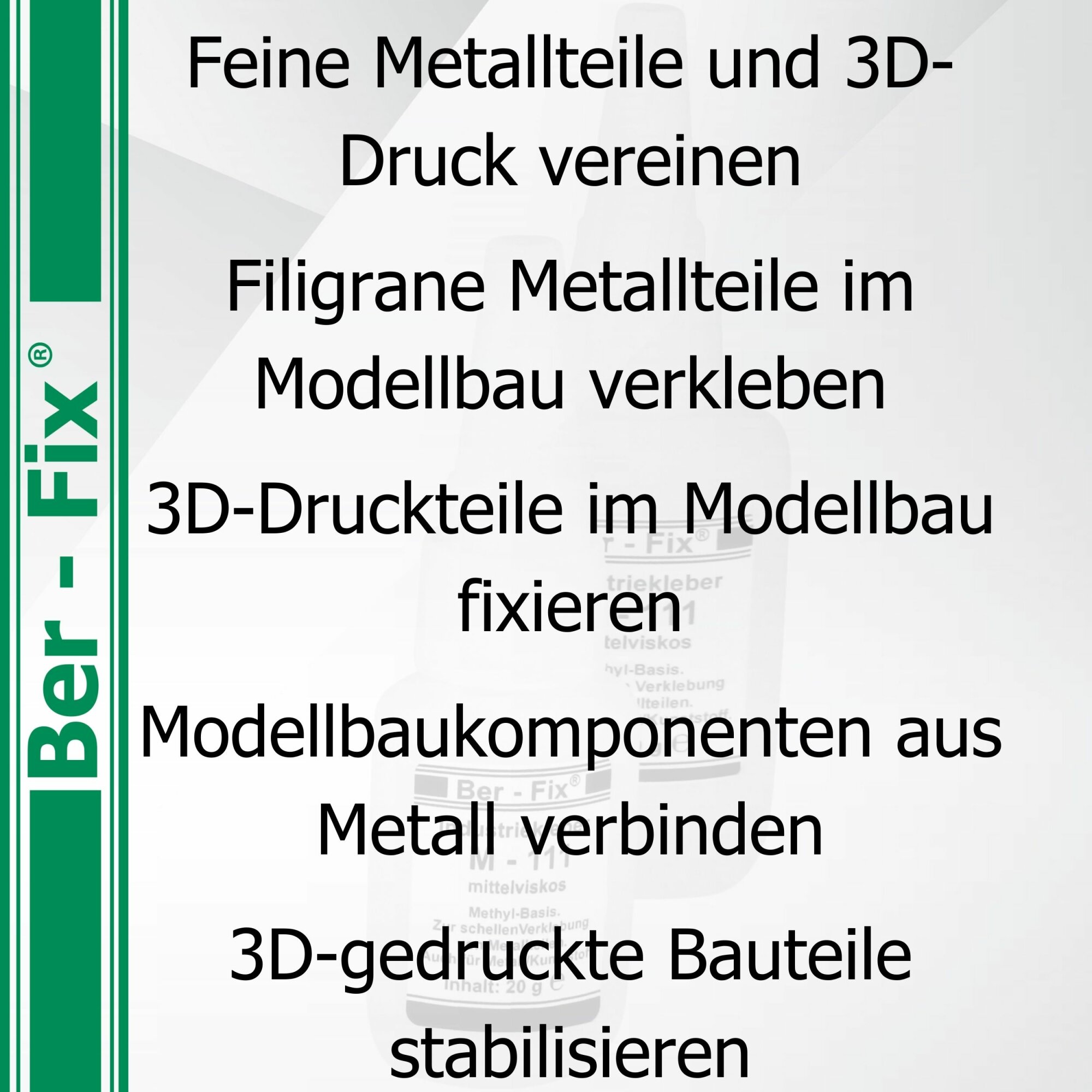 Ber-Fix© Industriekleber M111 6x 20g