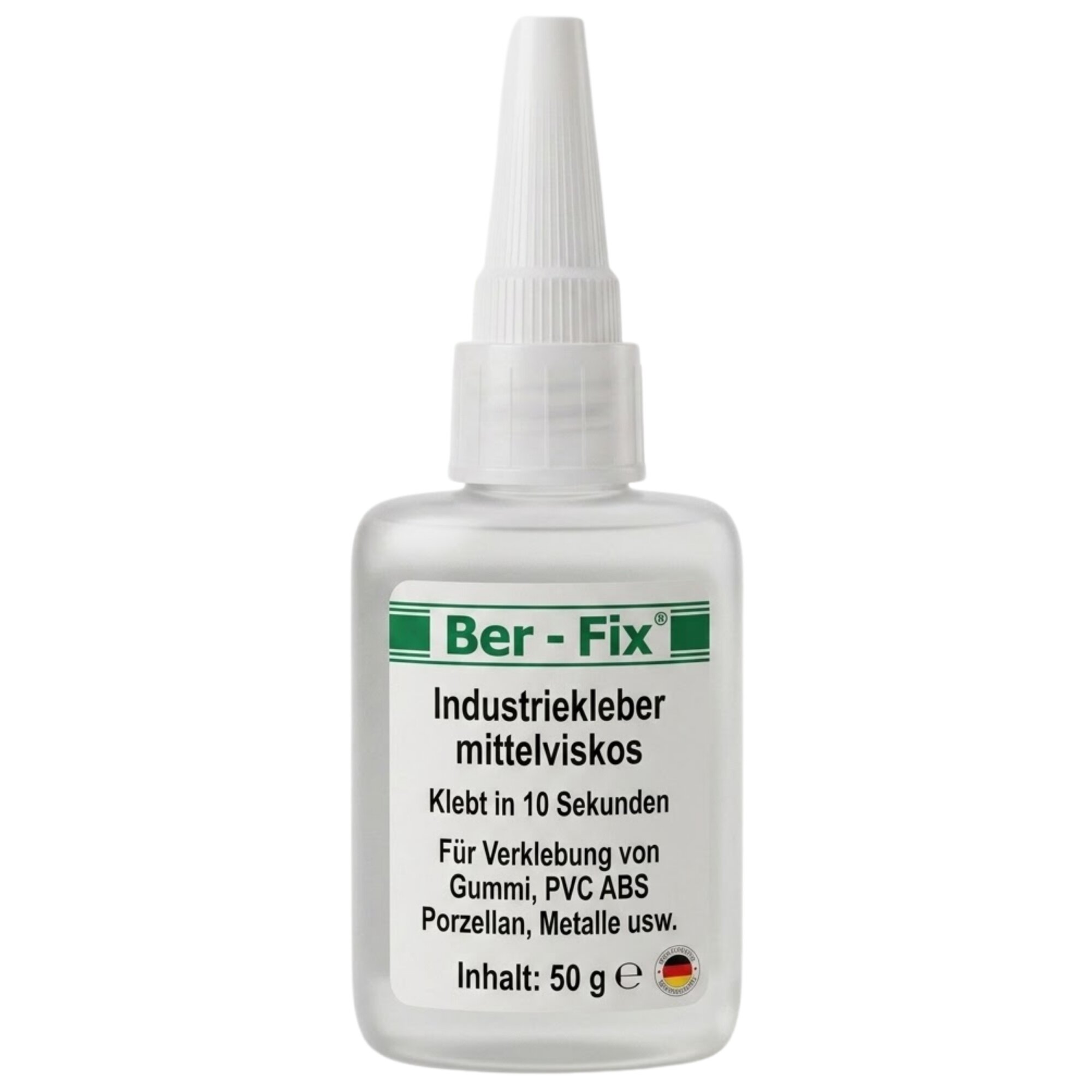 Ber-Fix® Industriekleber (mittelviskos) 50g – Konsistenz vergleichbar mit Öl
