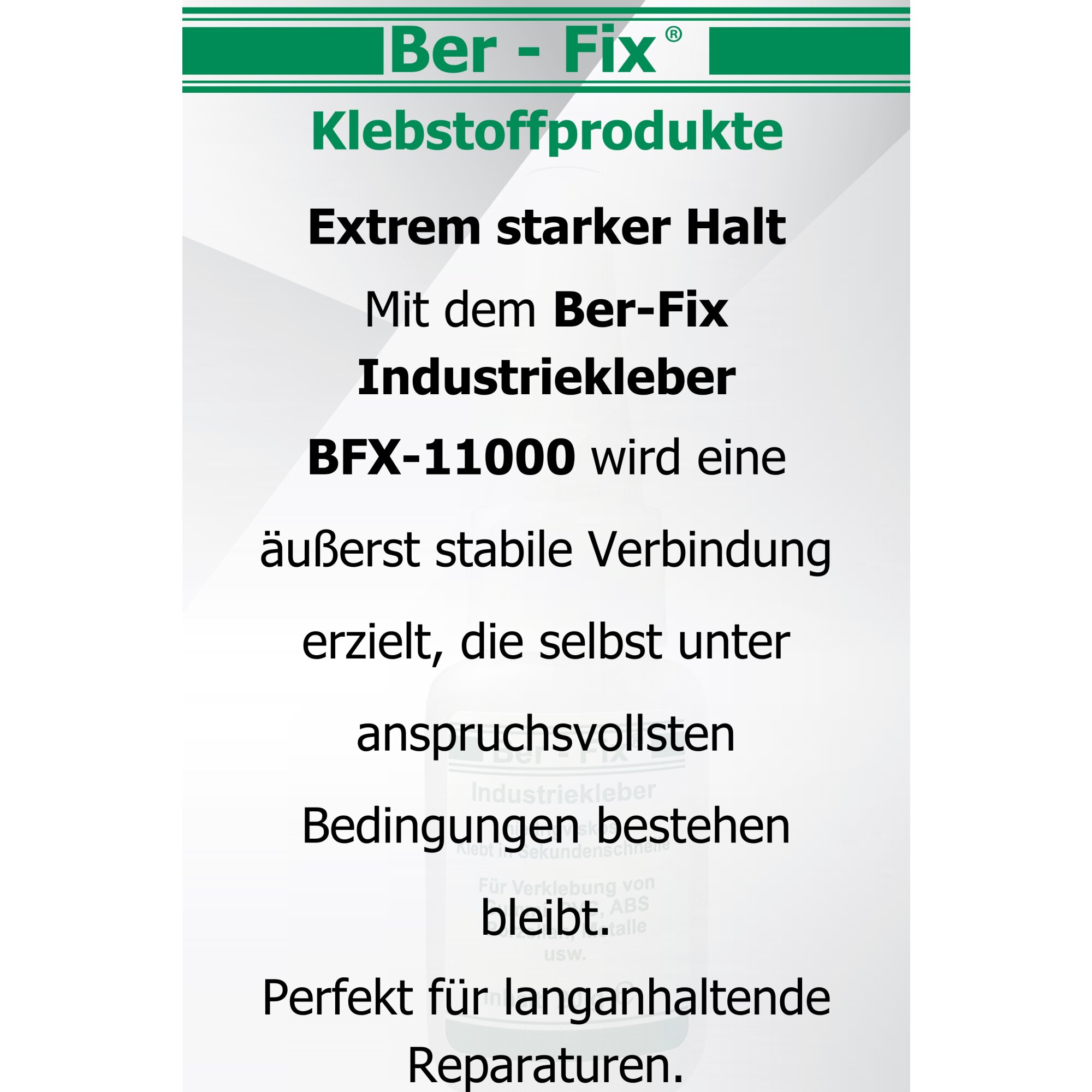 Ber-Fix® Industriekleber (niedrigviskos) 20g