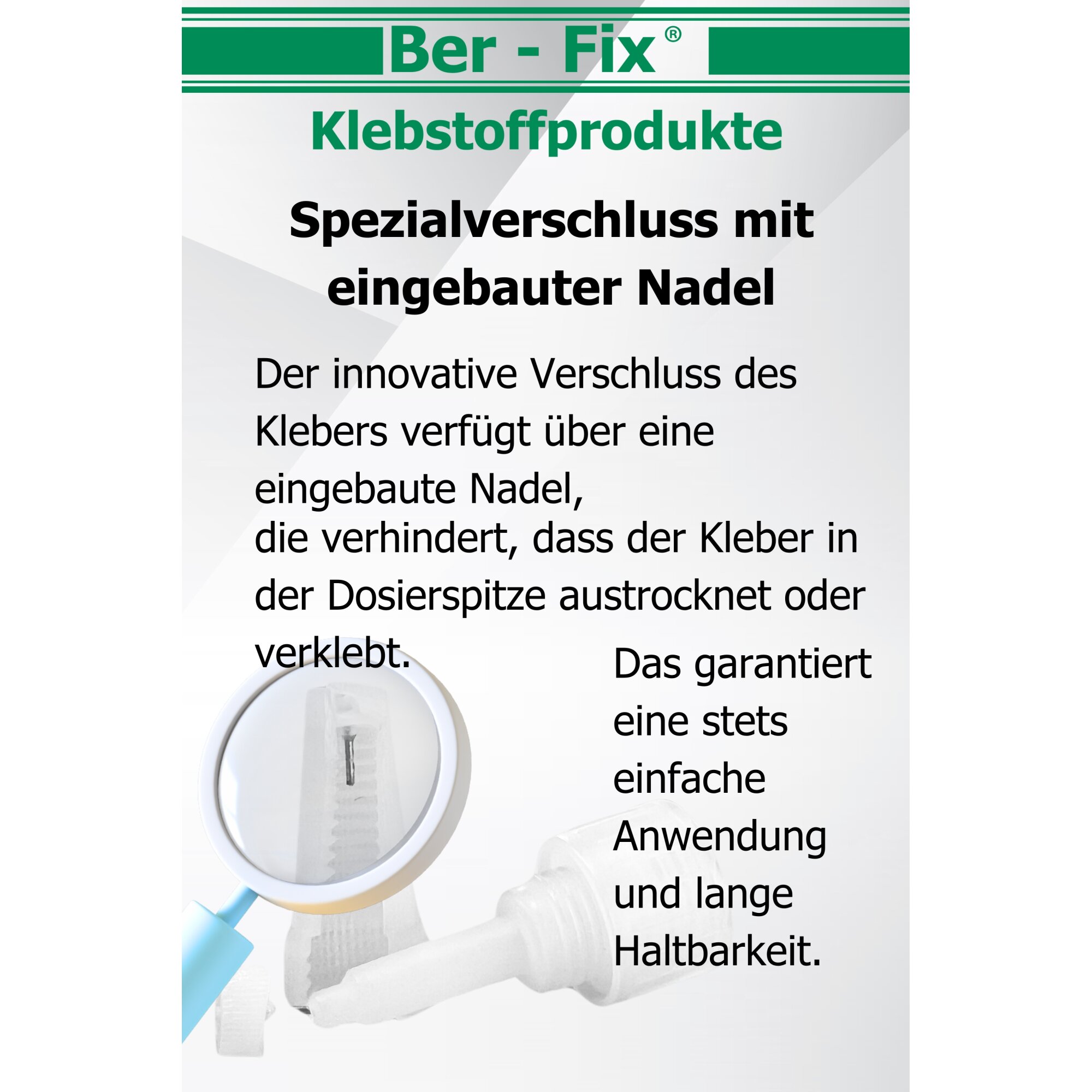 Ber-Fix© Industriekleber (niedrigviskos) 10g