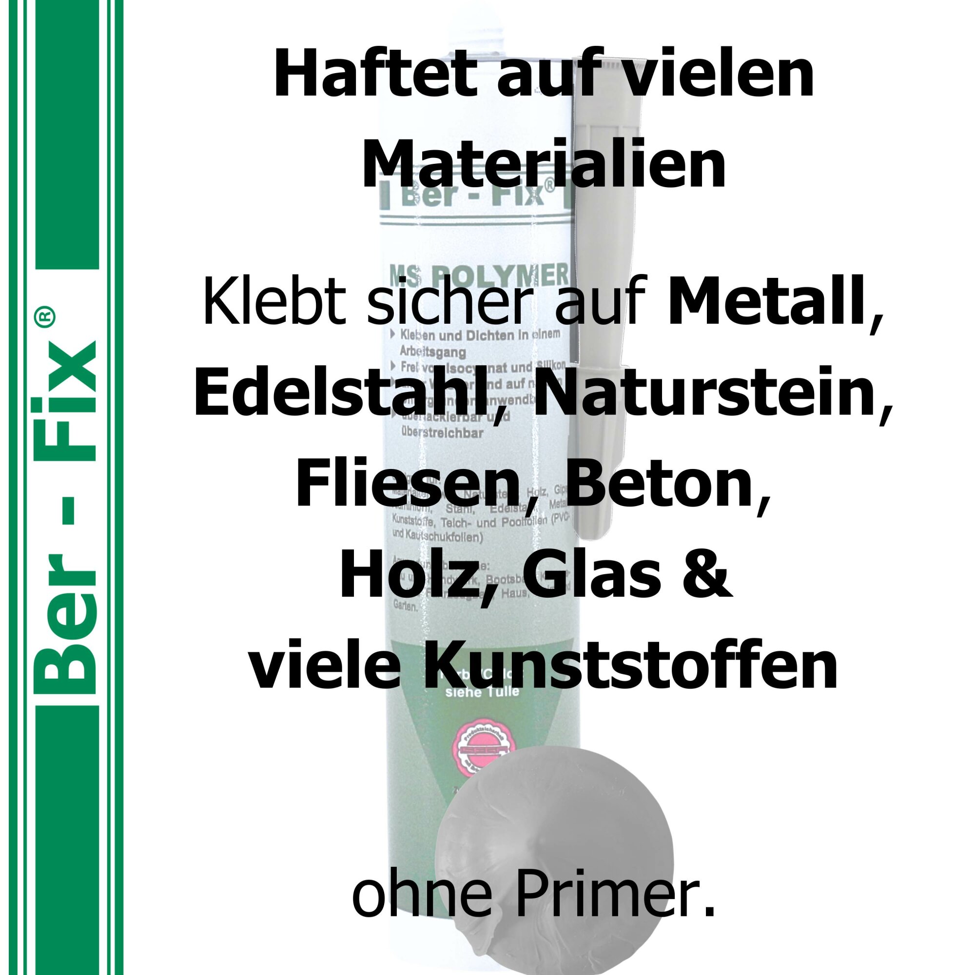 10x Ber-Fix® MS Polymer Grau – Der universelle Kleb- & Dichtstoff für Bau und Metall