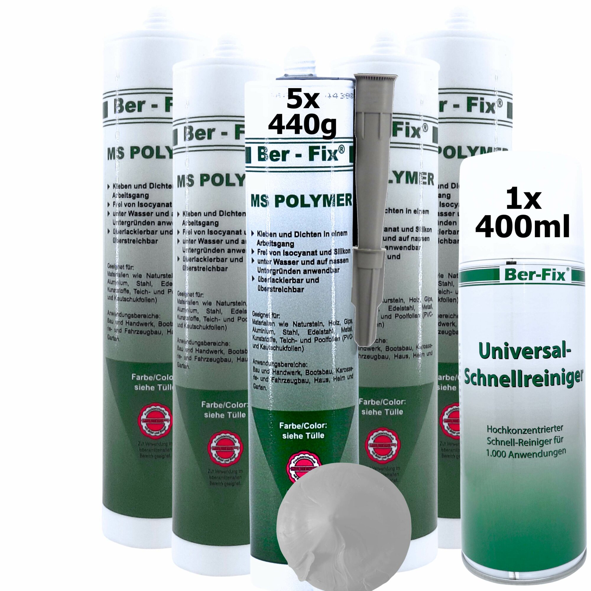 Ber-Fix© MS-Polymer grau 20x