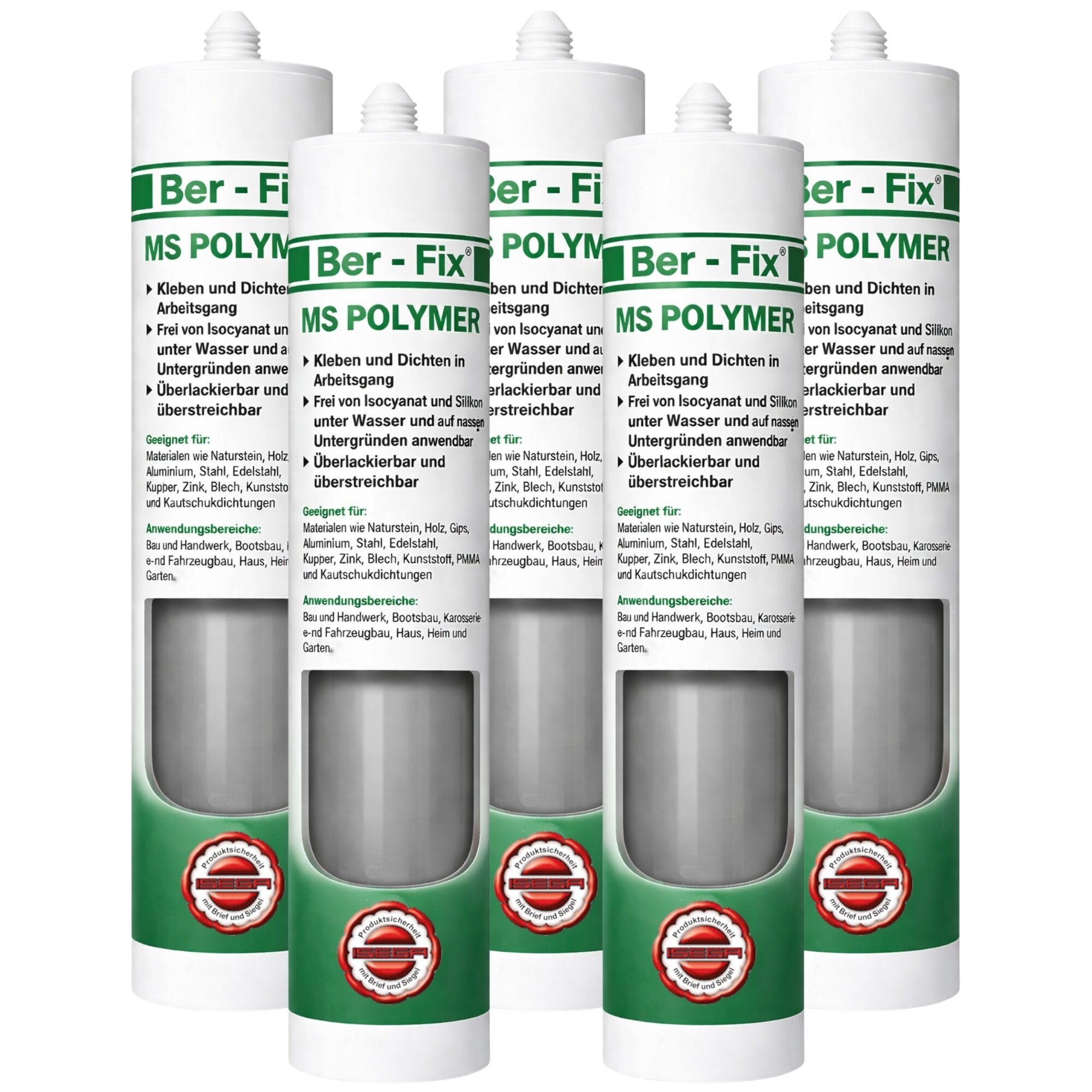 Ber-Fix® MS-Polymer grau 5x