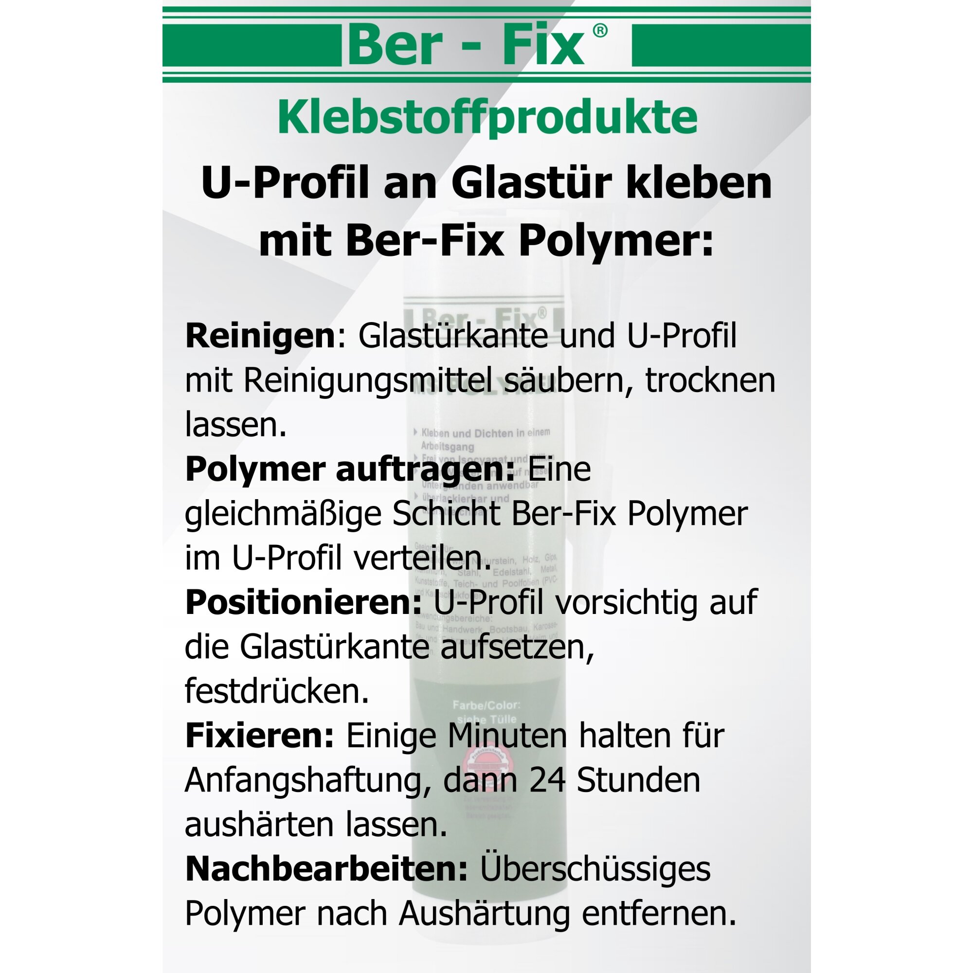 Ber-Fix© MS-Polymer transparent 10x