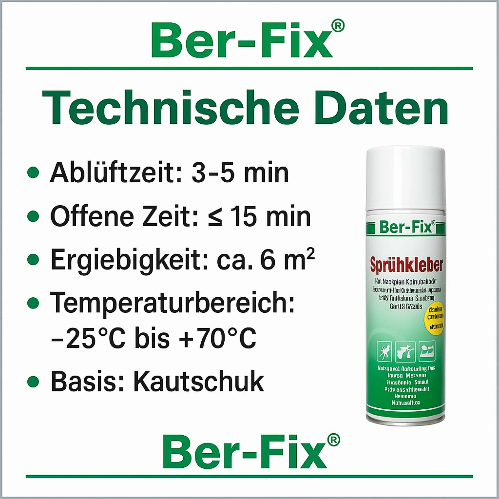 Ber-Fix® Sprühkleber 500ml