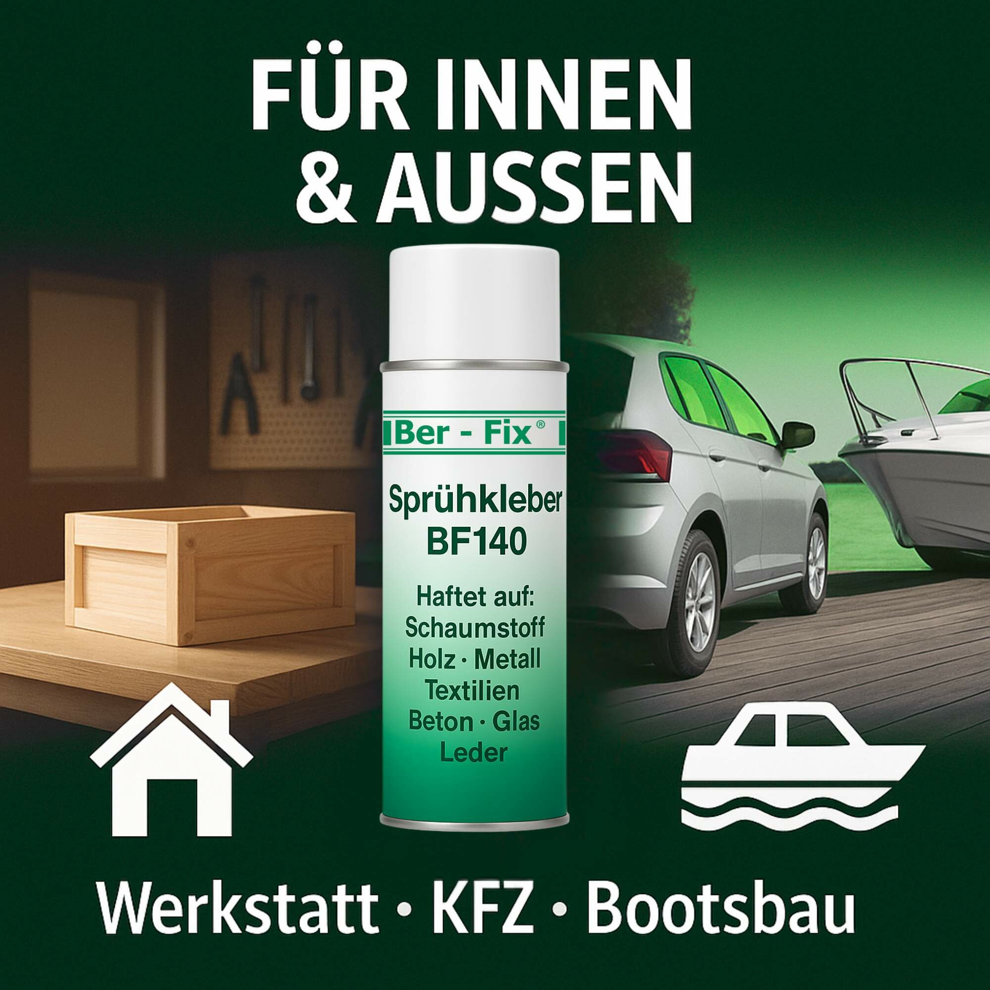 Ber-Fix® BF140 Profi-Sprühkleber & Haftvermittler