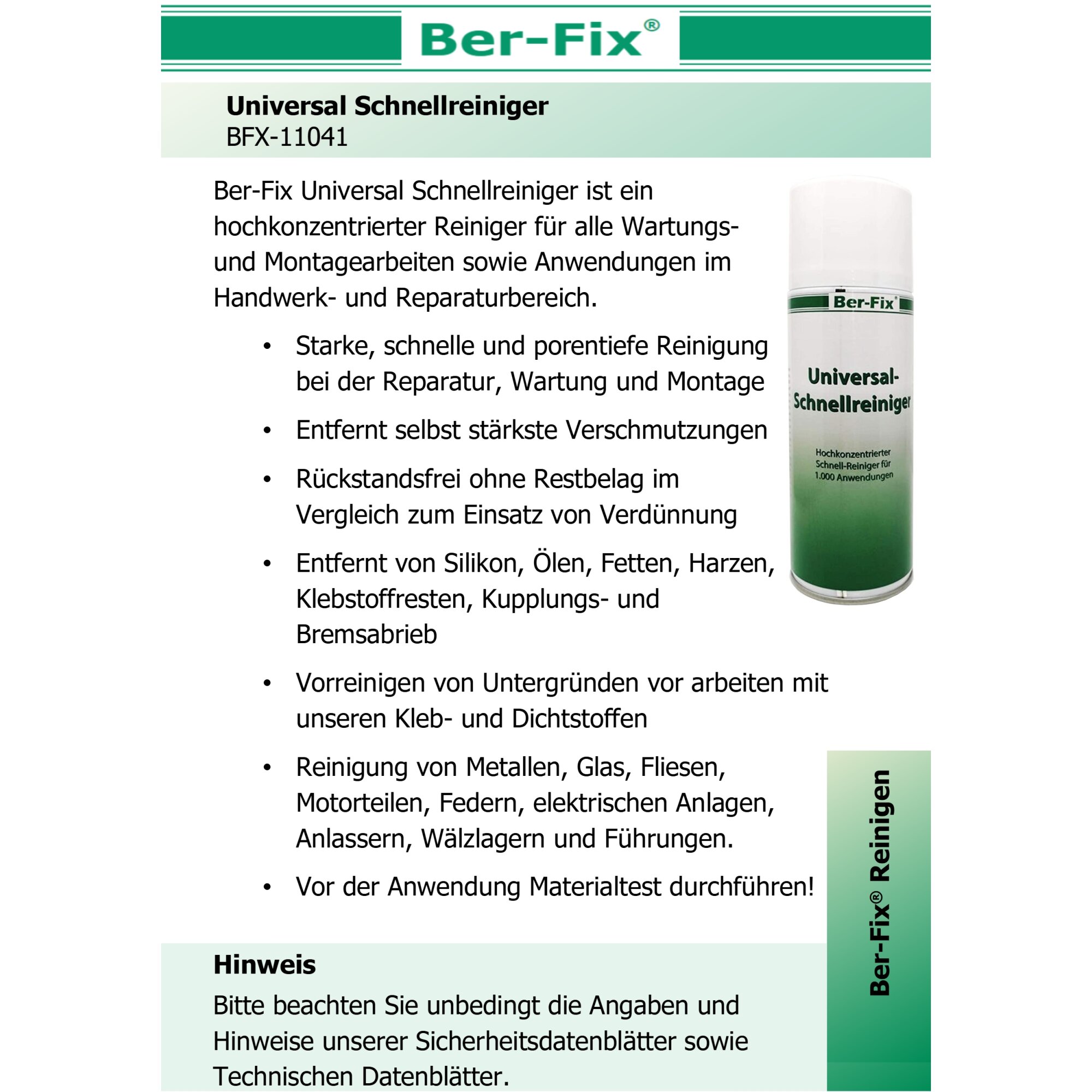 Ber-Fix® Knetmetall 6 × 56 g – 2K Epoxidkitt für Metallreparaturen, bis zu 300 °C