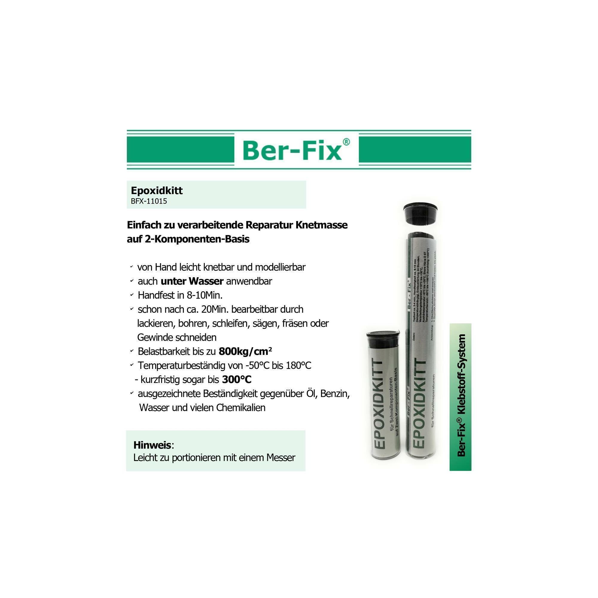 Ber-Fix® Epoxidkitt 115g 6x