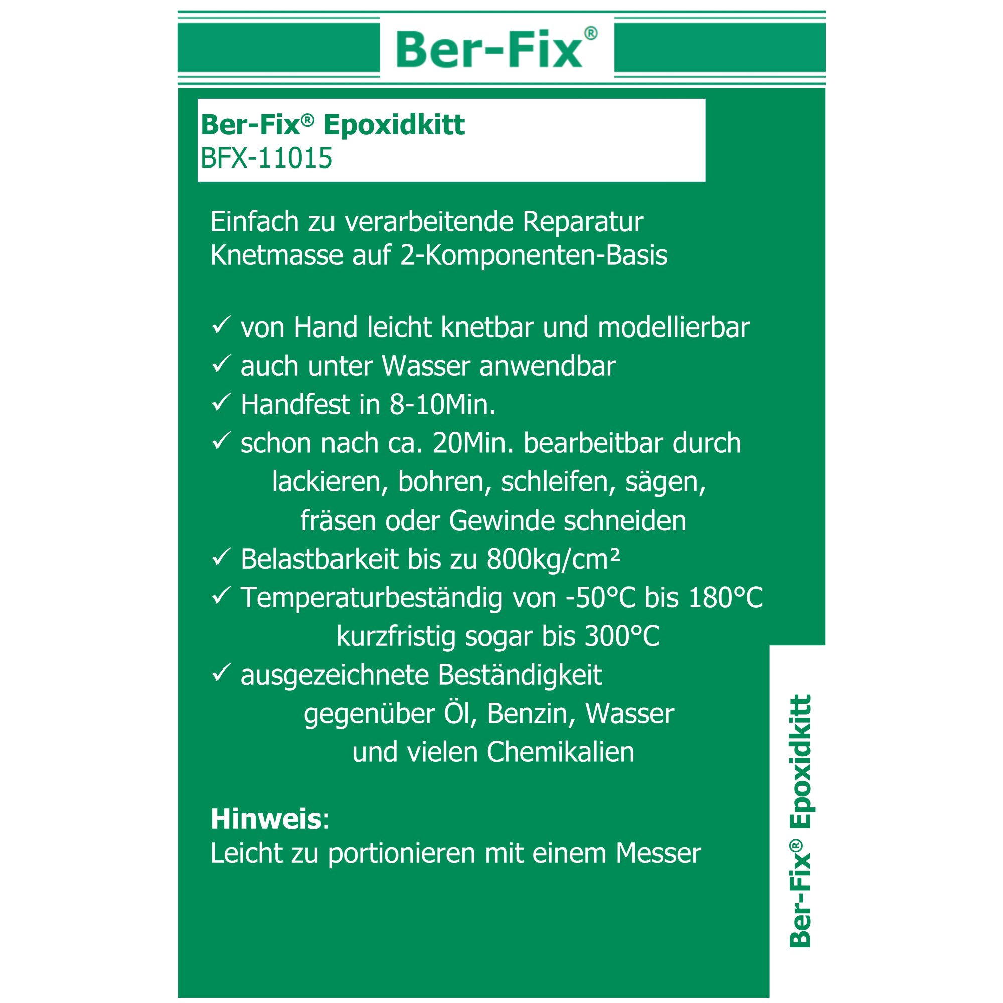 Ber-Fix® Epoxidkitt 56g 2x