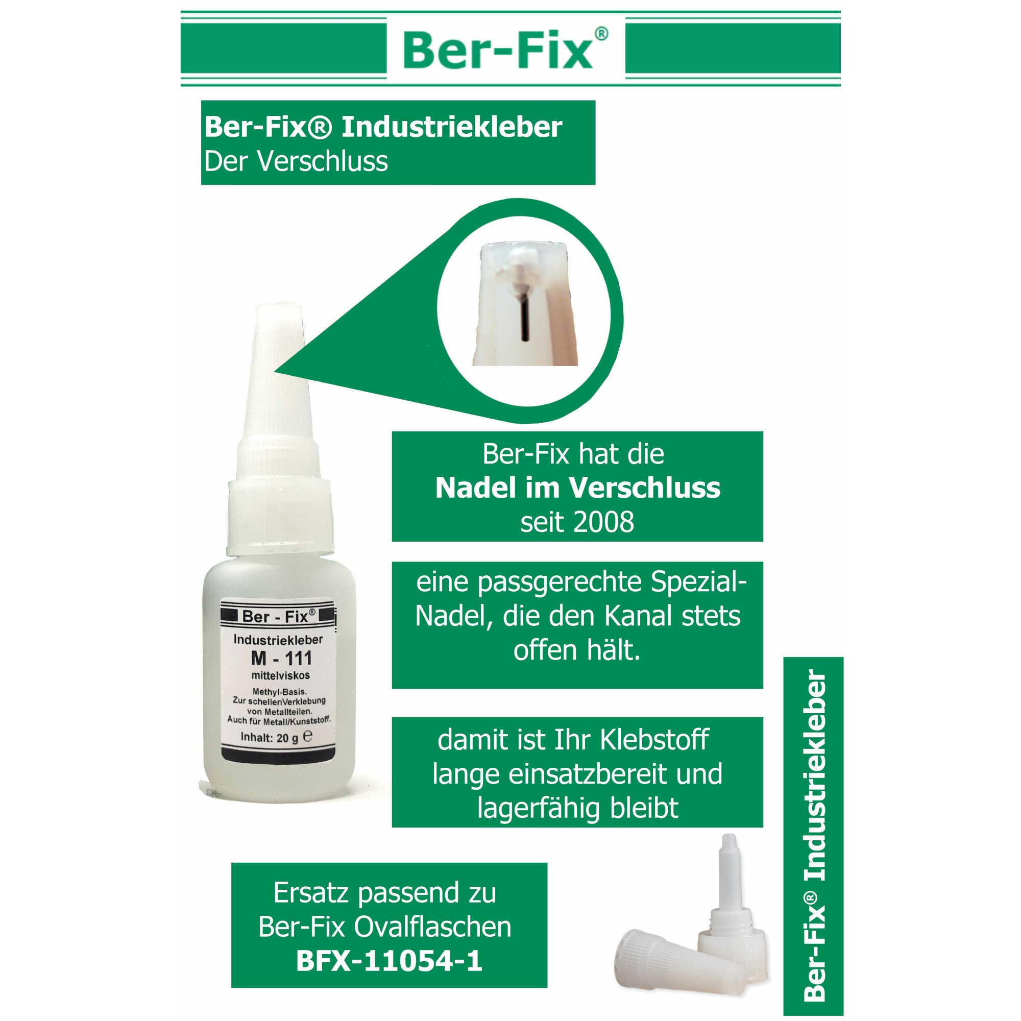 Ber-Fix® Industriekleber M111 6x 50g