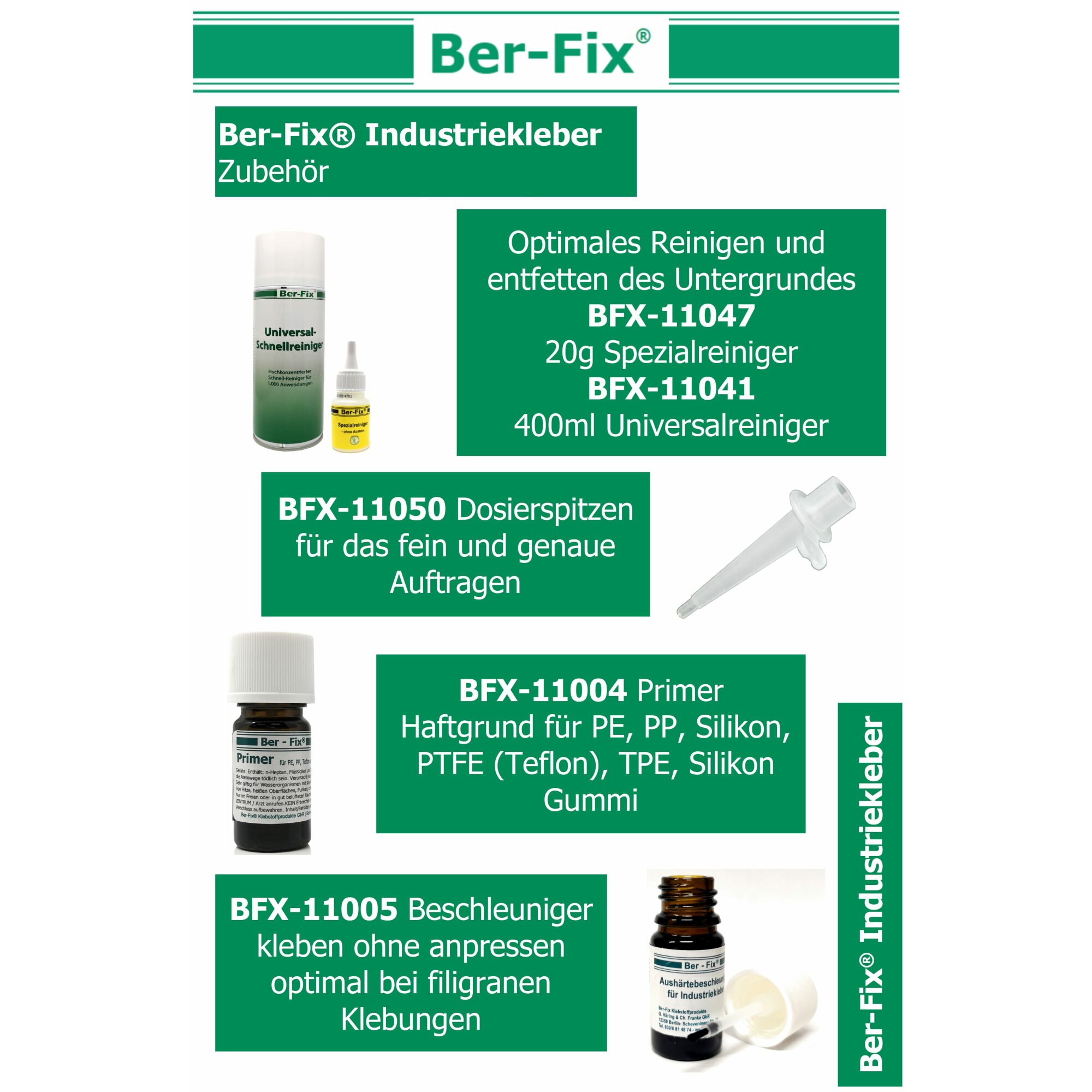 Ber-Fix® Industriekleber M111 6x 50g