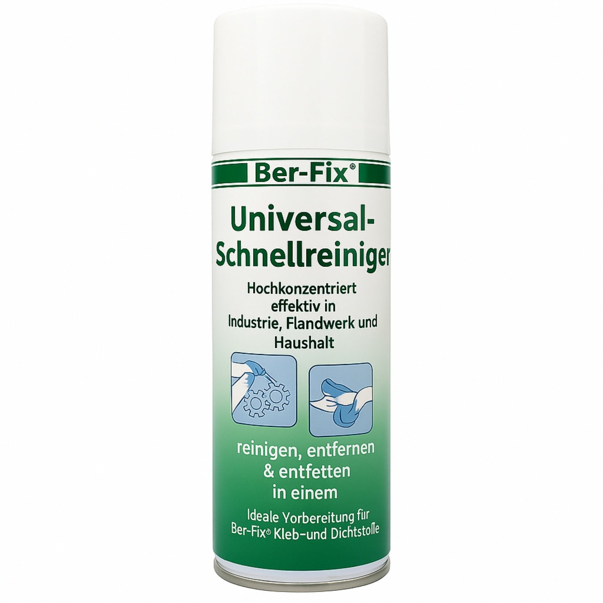 Ber-Fix® Universal Schnellreiniger – Effektive Reinigung & Entfettung für perfekte Verklebungen | Vielseitig einsetzbar auf Metall, Kunststoff & Glas