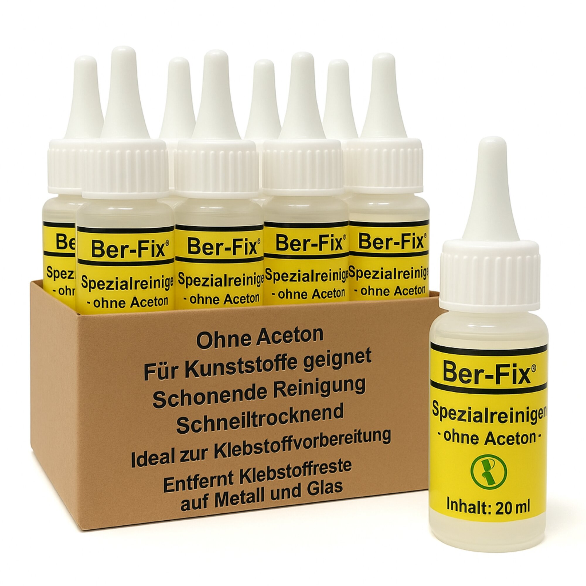 Ber-Fix® Spezialreiniger 10x 20ml acetonfrei