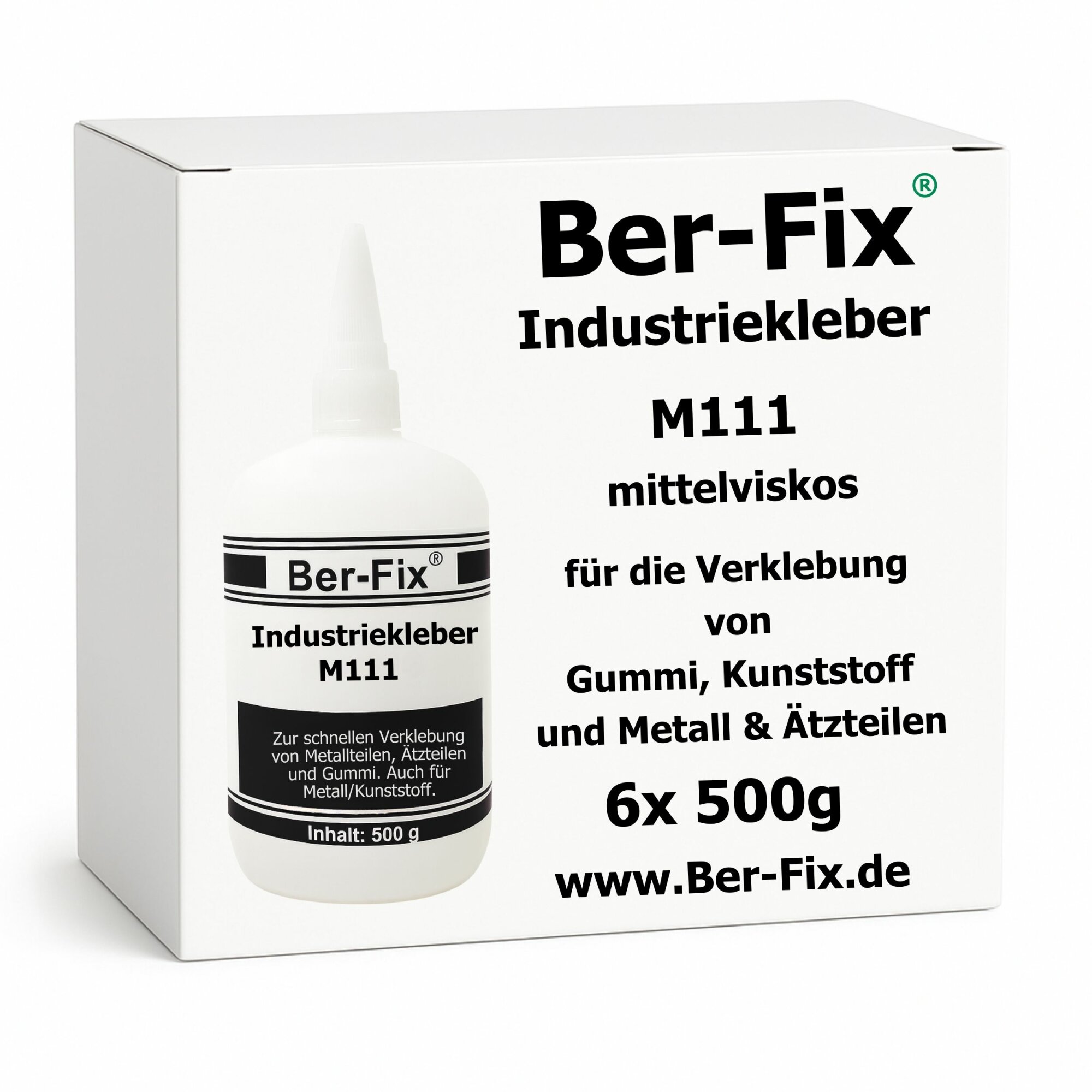 Ber-Fix© Industriekleber M111 500g 6x