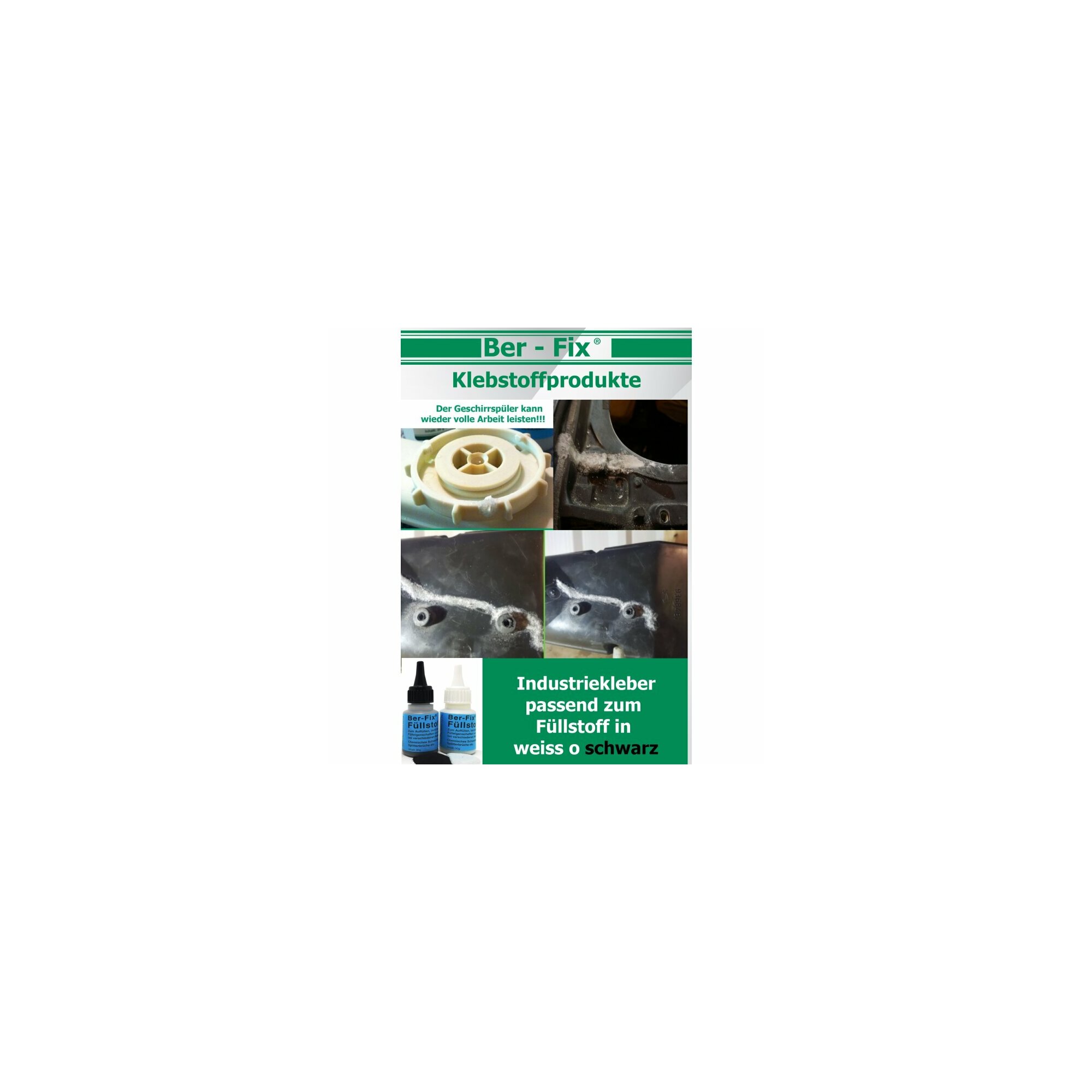 Ber-Fix® Füllstoff Weiß 60g 5x