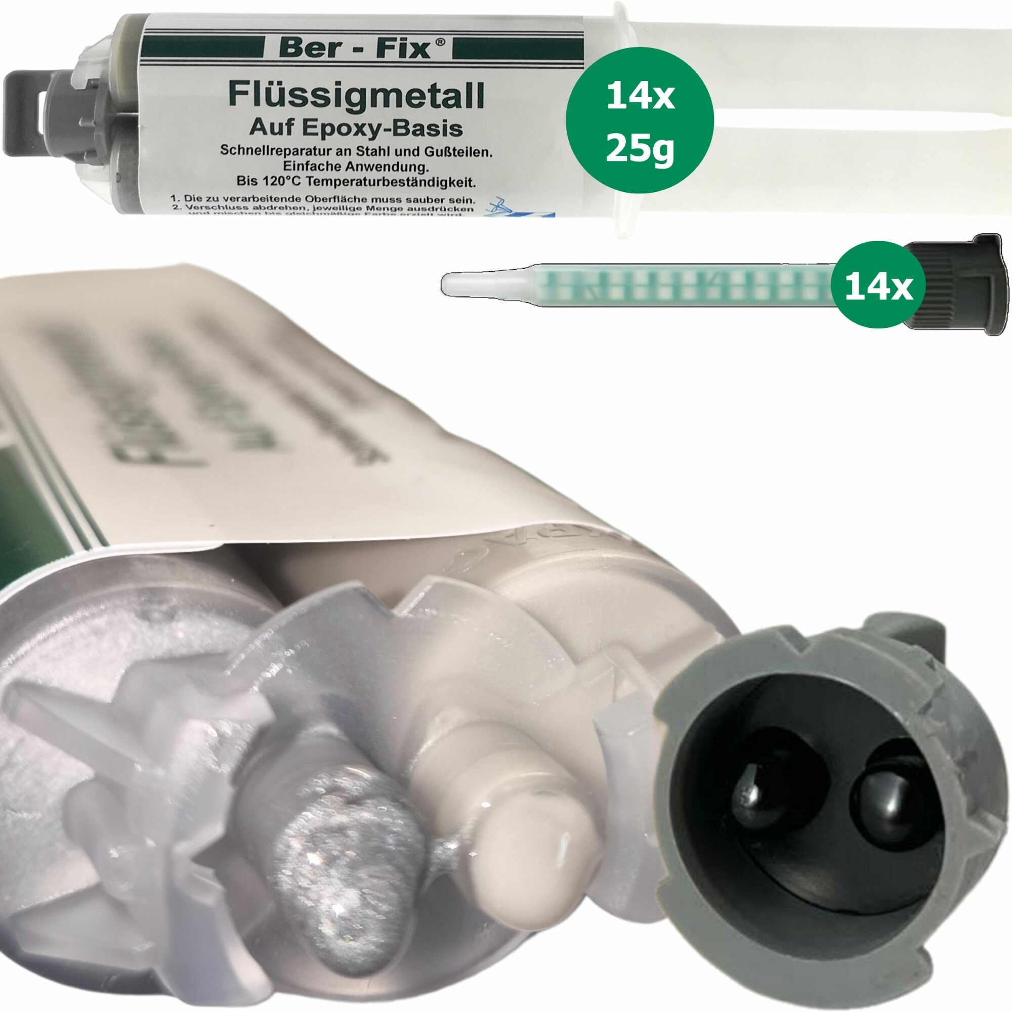 Ber-Fix® 14x 25g Flüssigmetall