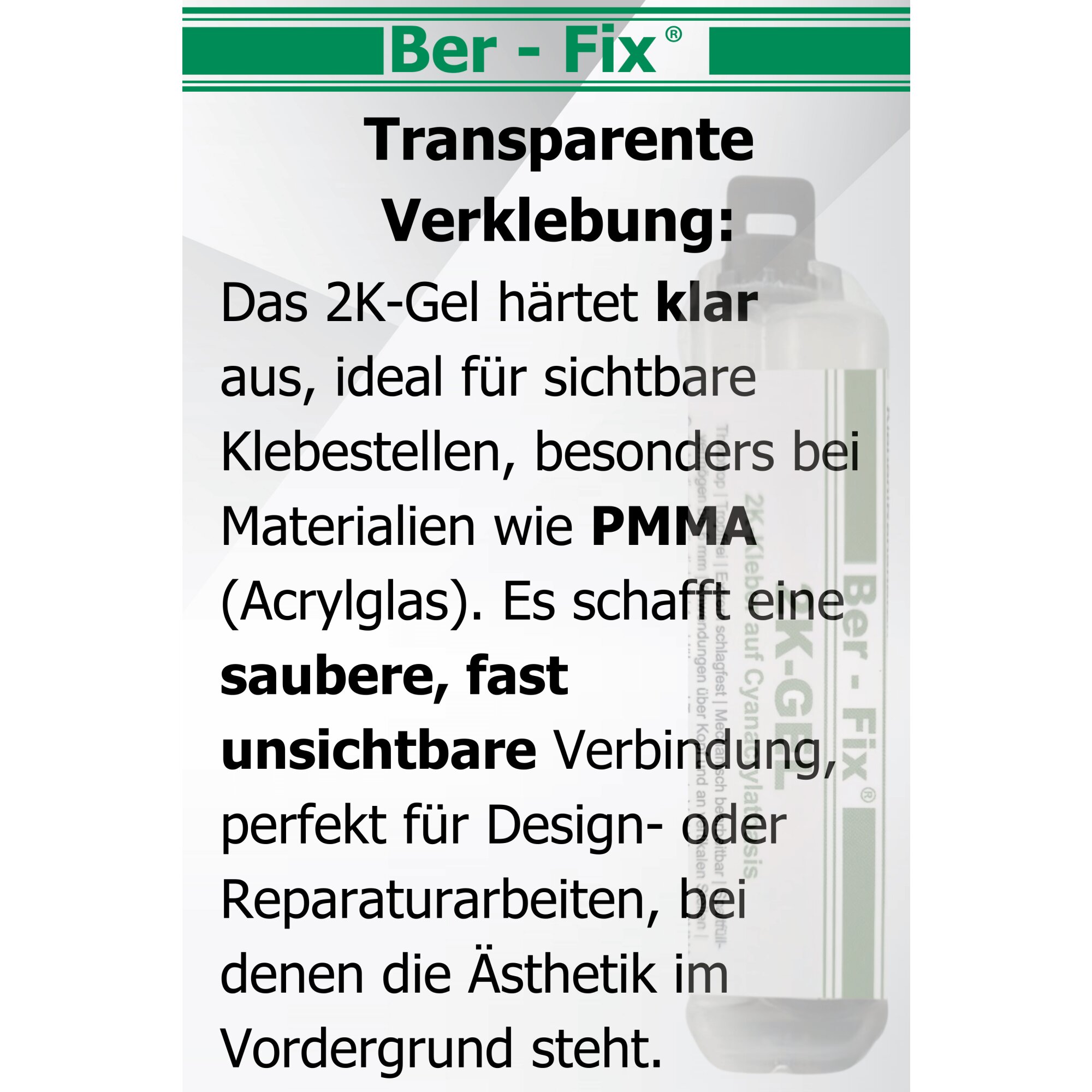 Ber-Fix® 2K Gel Standard 10g 10x