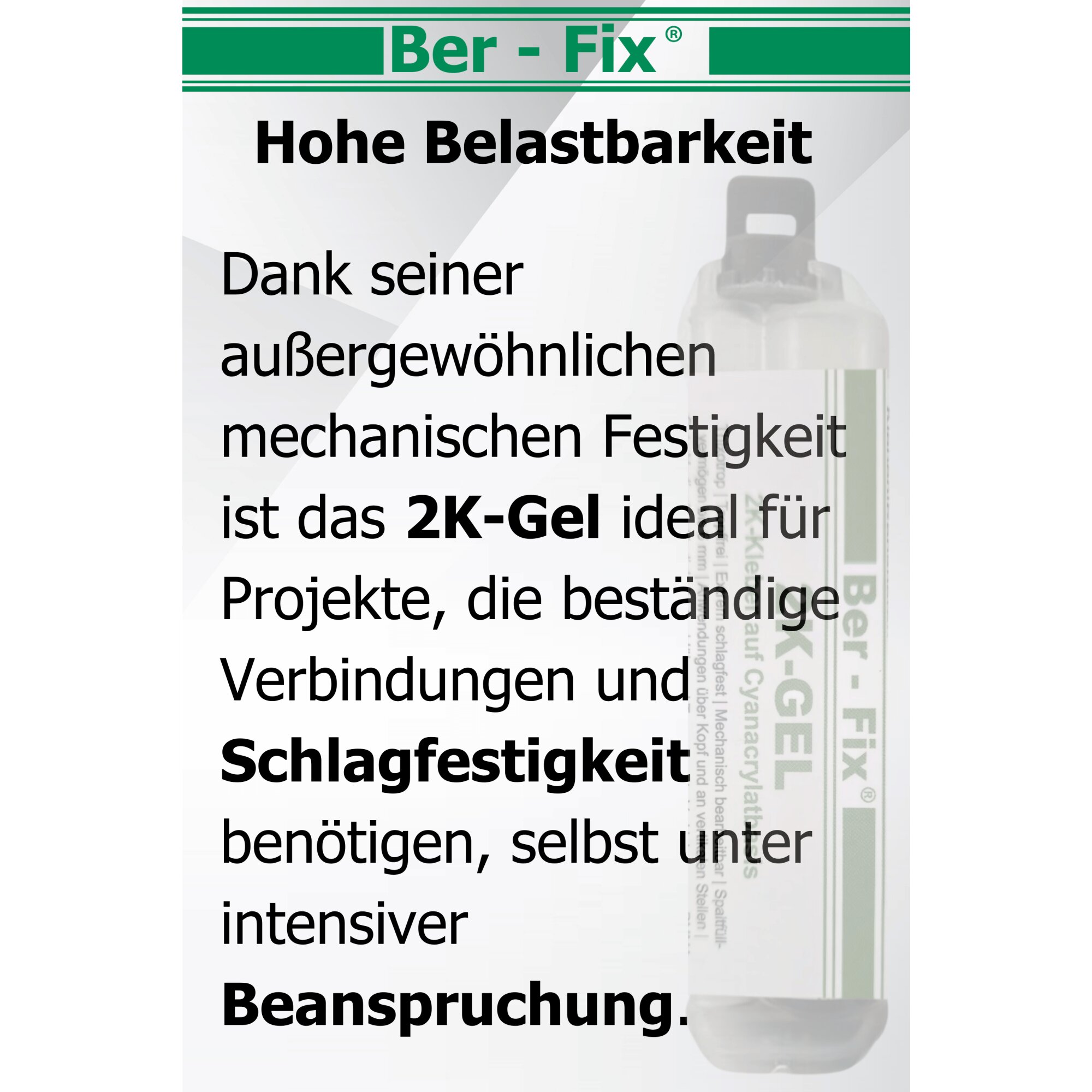 Ber-Fix® 2K Gel Standard 10g 10x